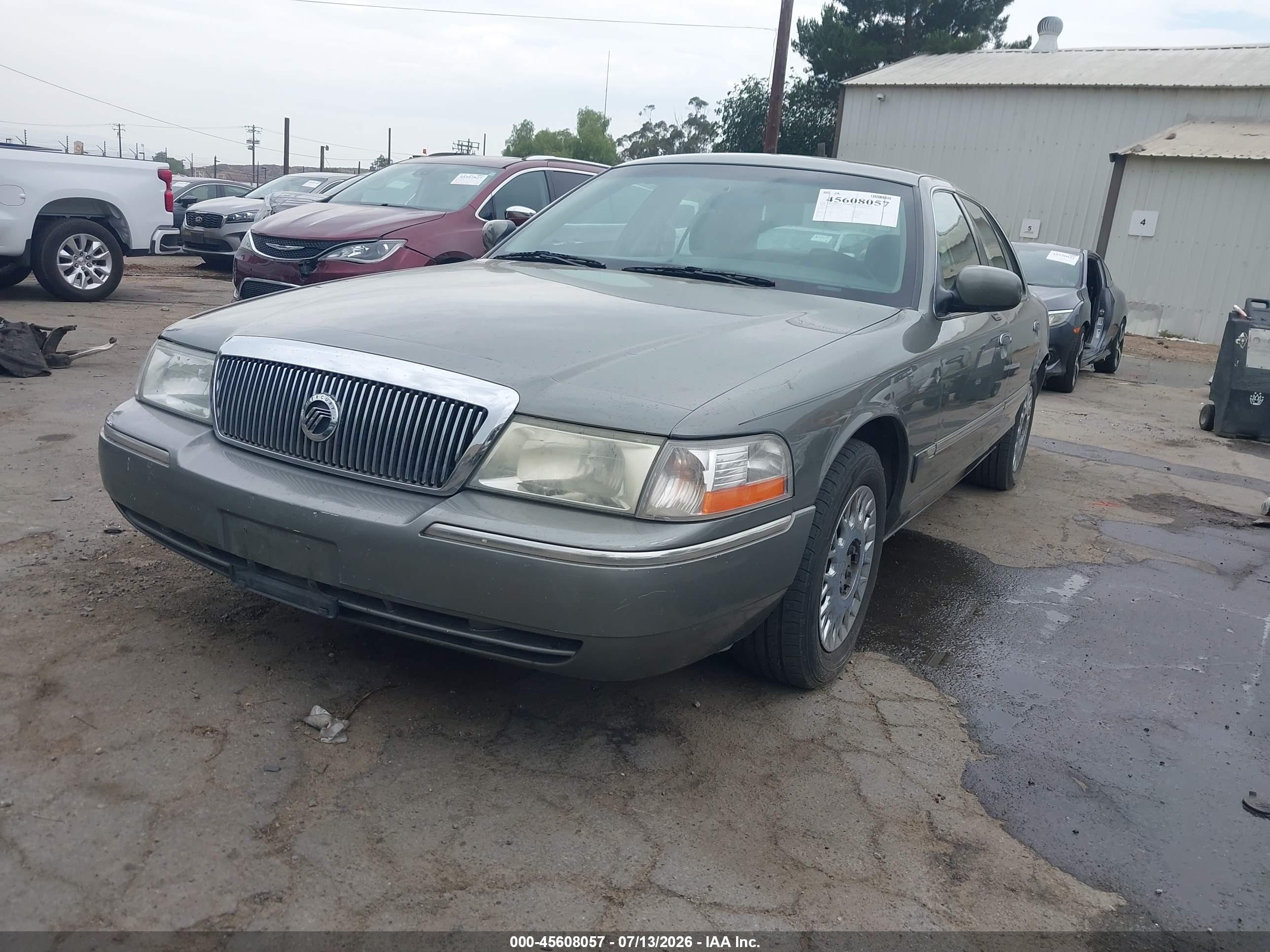 2003 Mercury Grand Marquis Gs Gray vin: 2MEFM74W73X662023