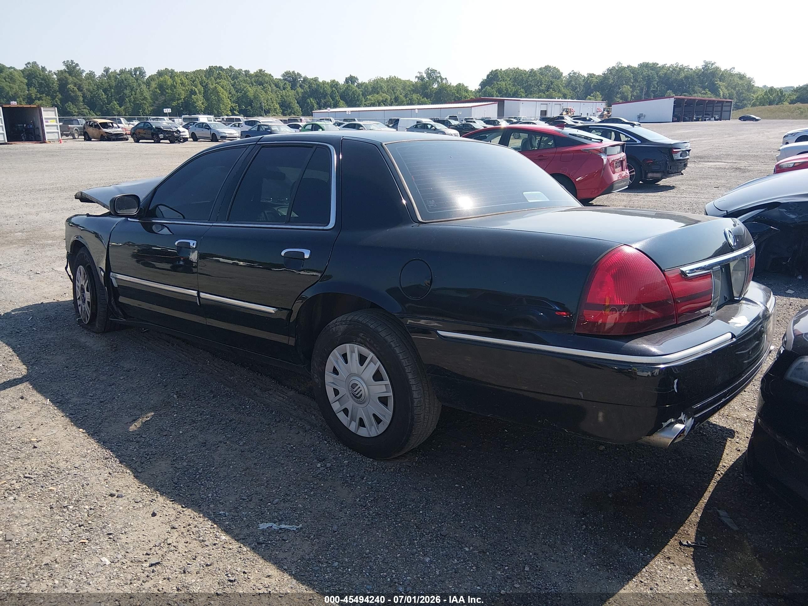 2004 Mercury Grand Marquis Gs Black vin: 2MEFM74W74X665652