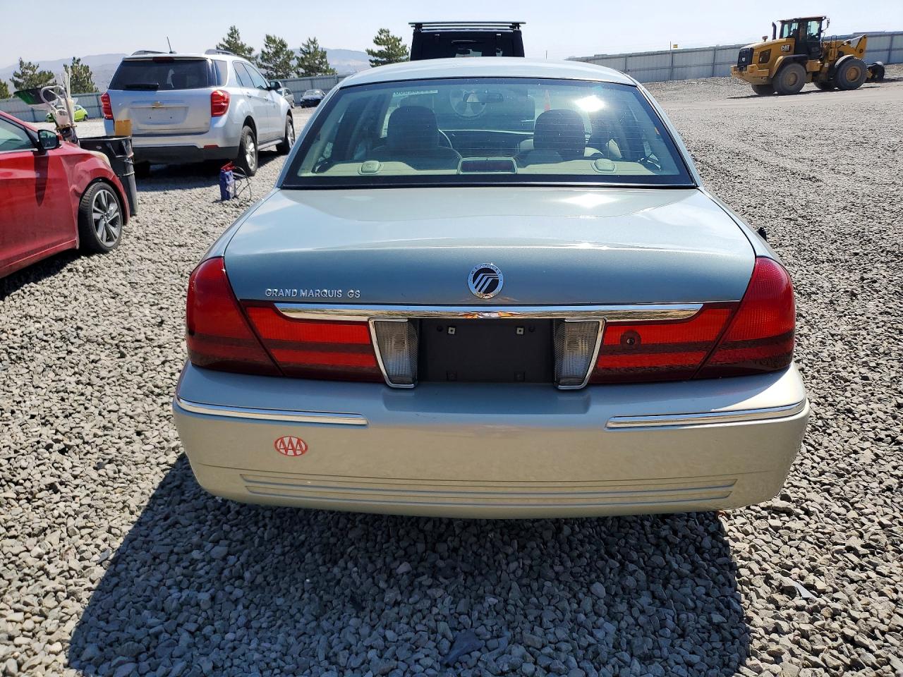 2005 Mercury Grand Marquis Gs Green vin: 2MEFM74W75X609874