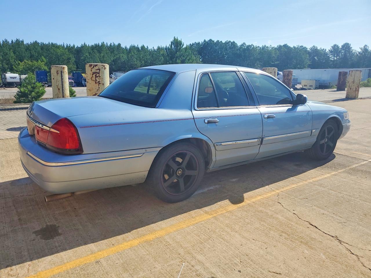 2001 Mercury Grand Marquis Gs Синий vin: 2MEFM74W81X613961