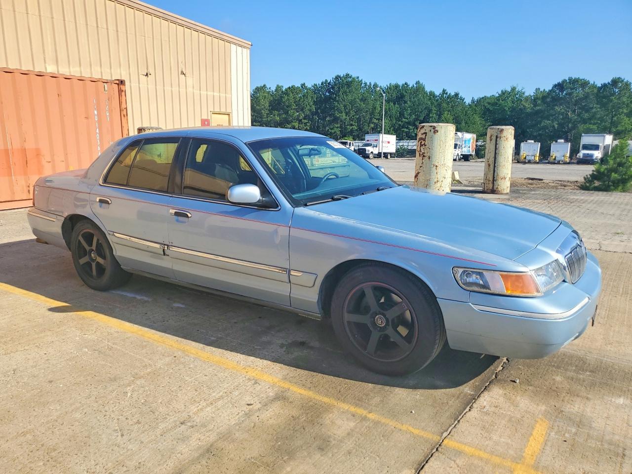 2001 Mercury Grand Marquis Gs Синий vin: 2MEFM74W81X613961