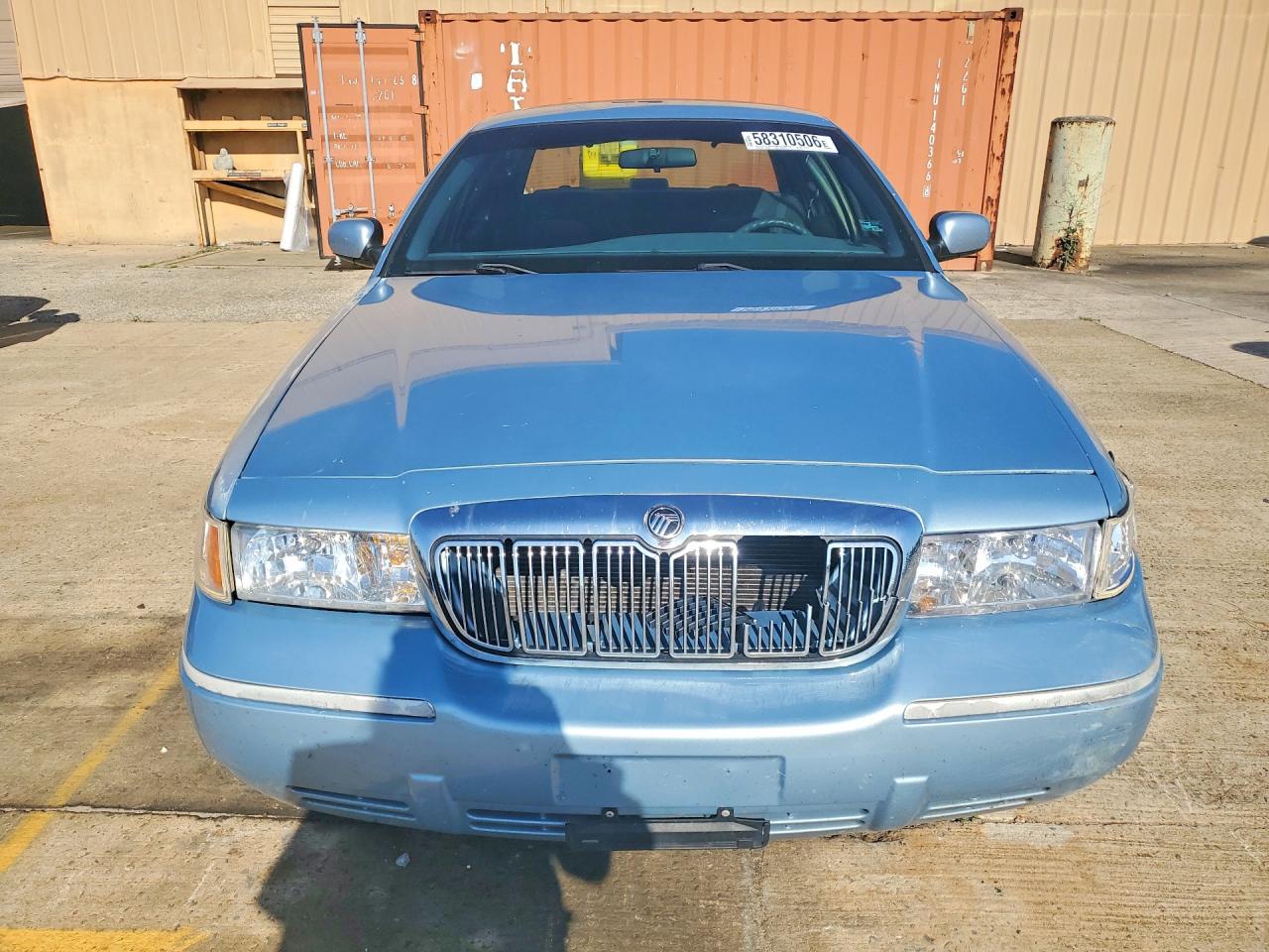 2001 Mercury Grand Marquis Gs Синий vin: 2MEFM74W81X613961
