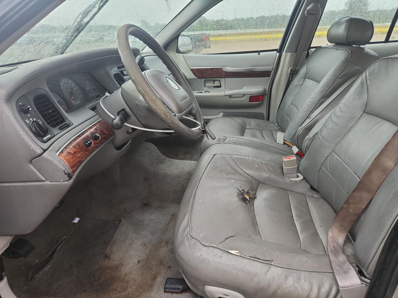 2002 Mercury Grand Marquis Gs Silver vin: 2MEFM74W82X663986