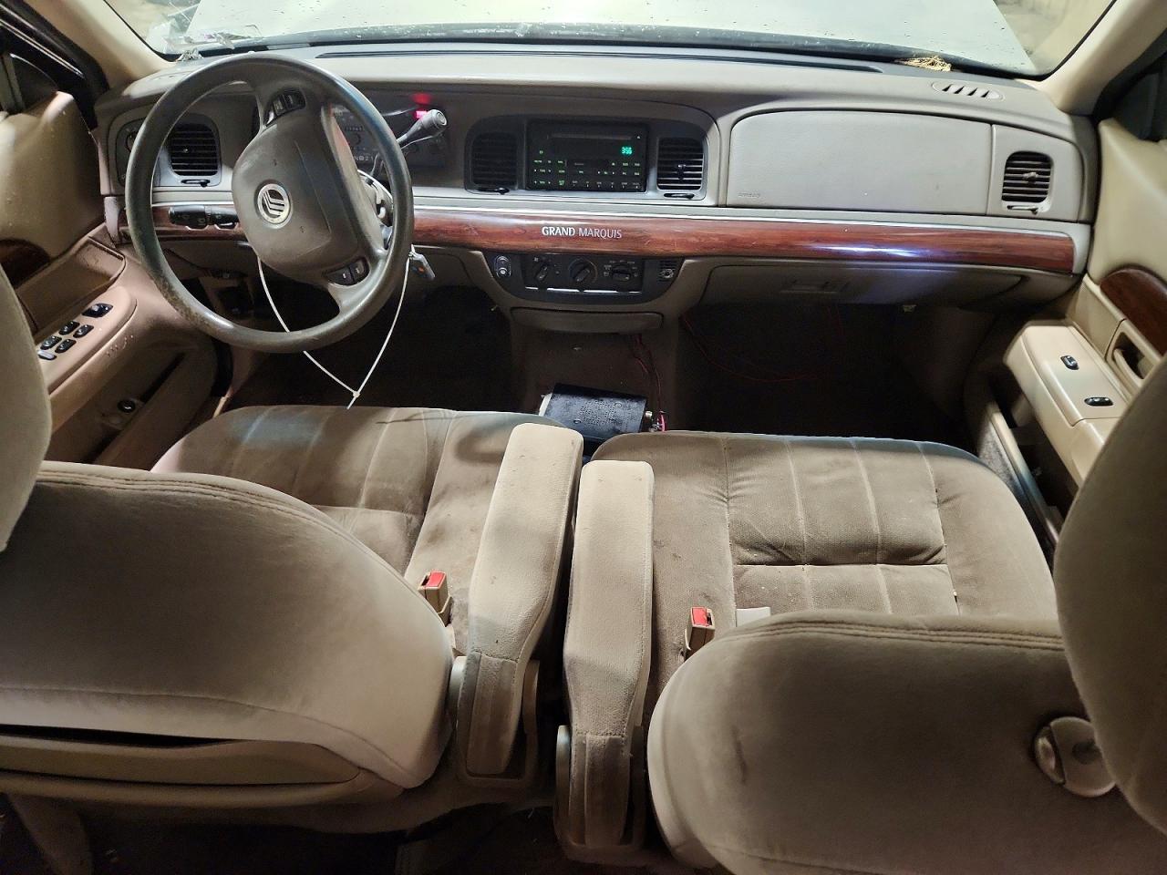 2003 Mercury Grand Marquis Gs Бежевый vin: 2MEFM74W83X666016