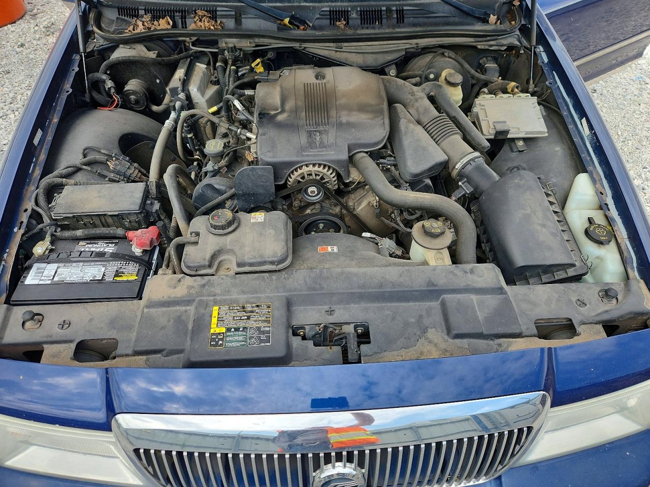 2005 Mercury Grand Marquis Gs Blue vin: 2MEFM74W85X668562
