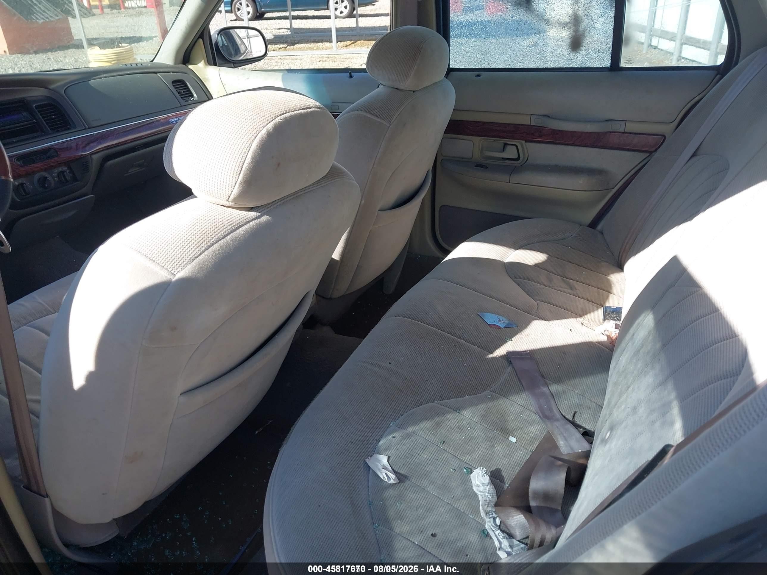 2000 Mercury Grand Marquis Gs Maroon vin: 2MEFM74W8YX604610