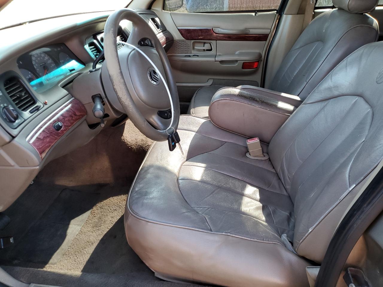 2001 Mercury Grand Marquis Gs Gold vin: 2MEFM74W91X607294
