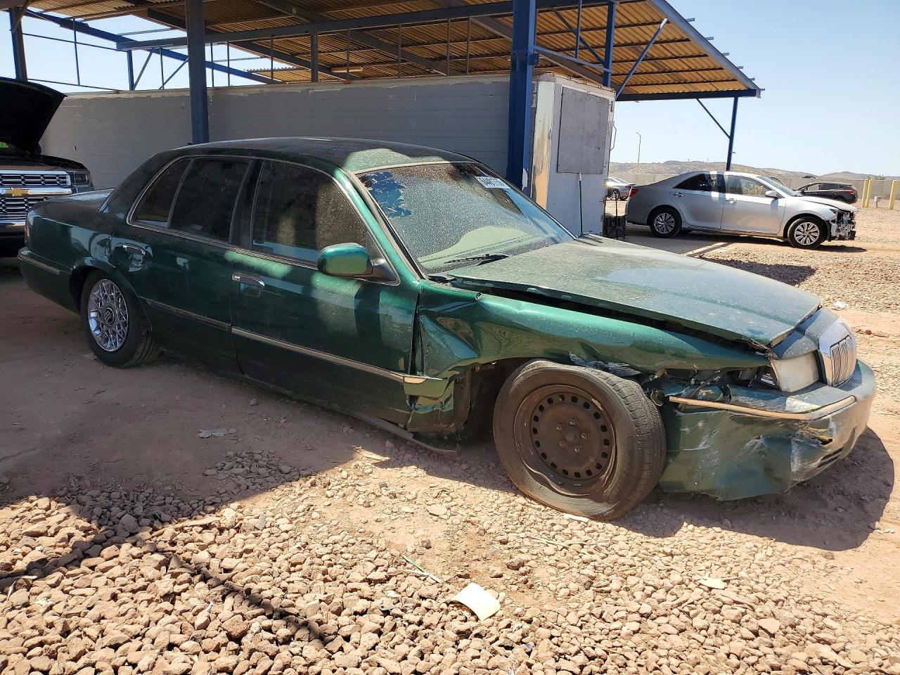 2001 Mercury Grand Marquis Gs Green vin: 2MEFM74W91X607411