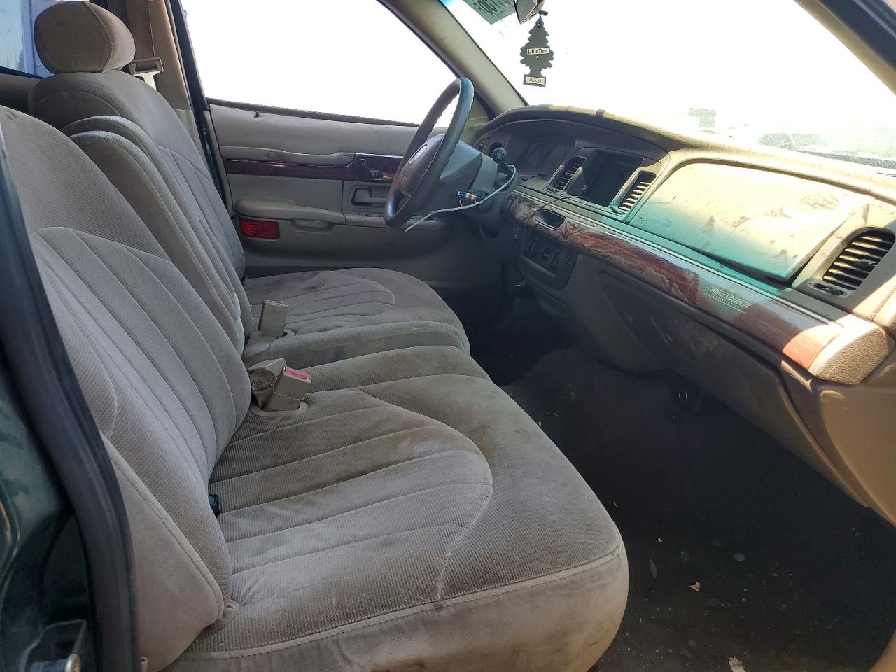 2001 Mercury Grand Marquis Gs Green vin: 2MEFM74W91X607411