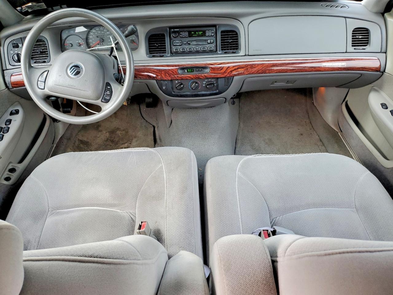 2002 Mercury Grand Marquis Gs Silver vin: 2MEFM74W92X653533