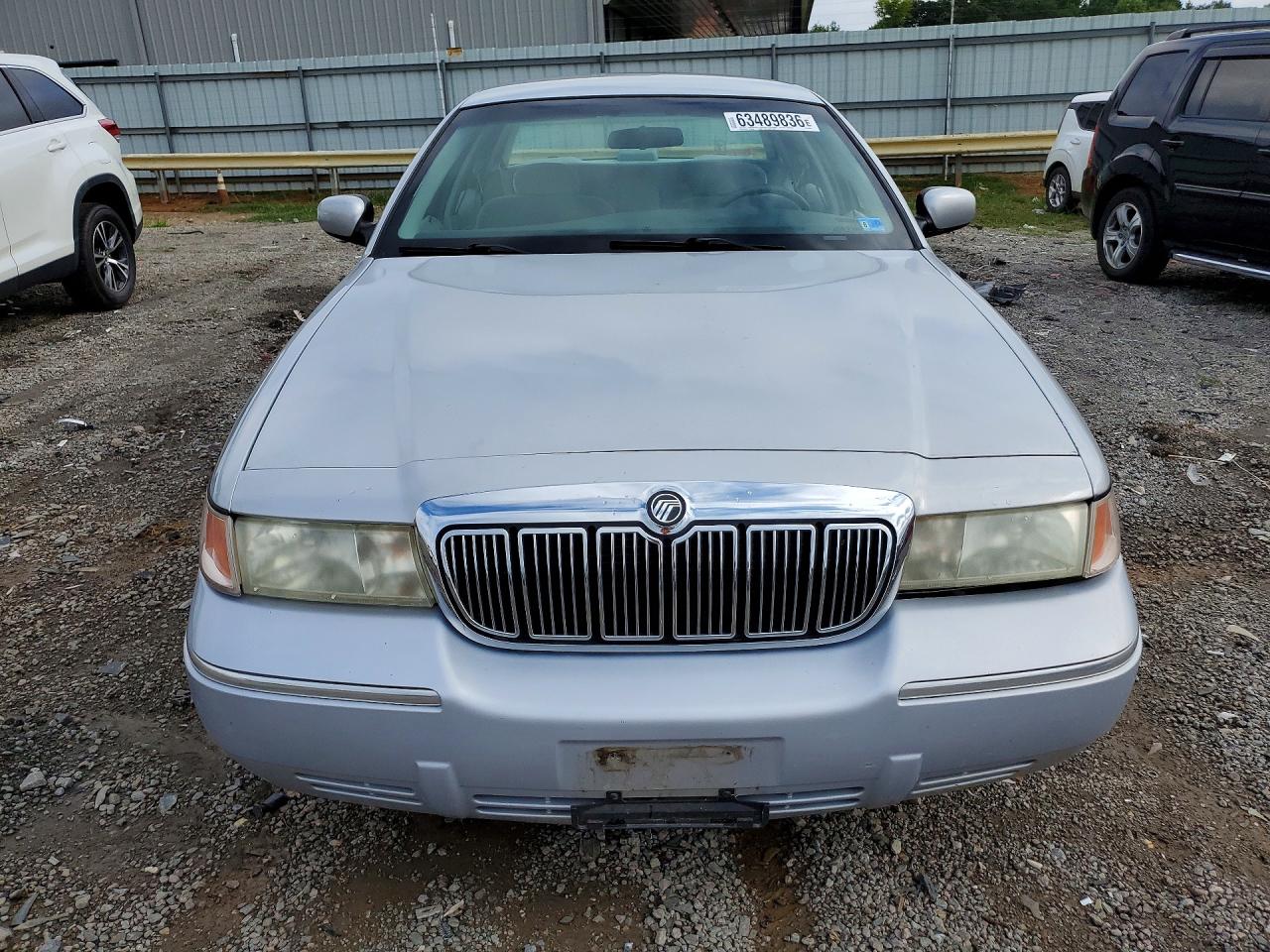 2002 Mercury Grand Marquis Gs Silver vin: 2MEFM74W92X653533