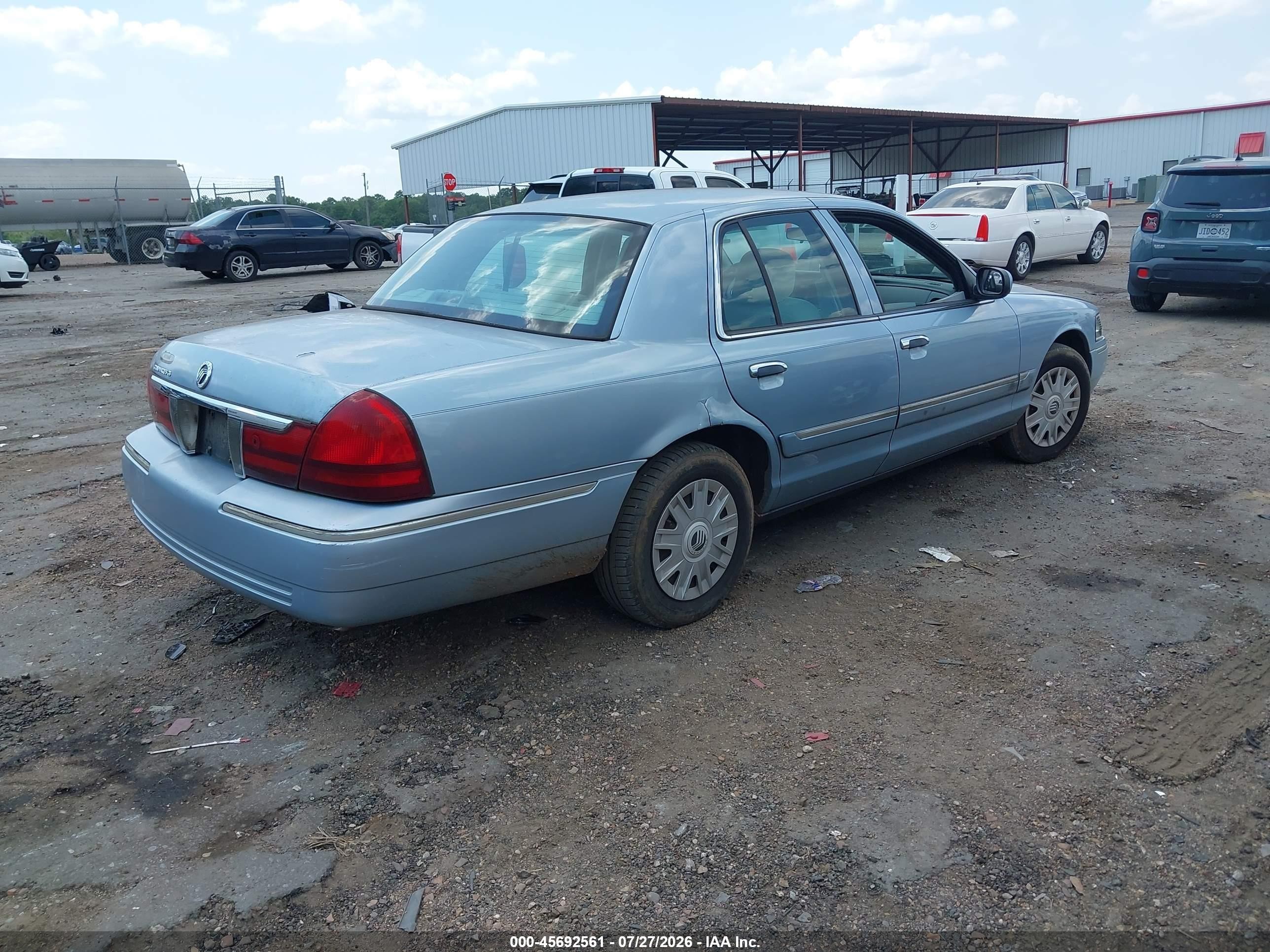 2004 Mercury Grand Marquis Gs Синий vin: 2MEFM74W94X641028