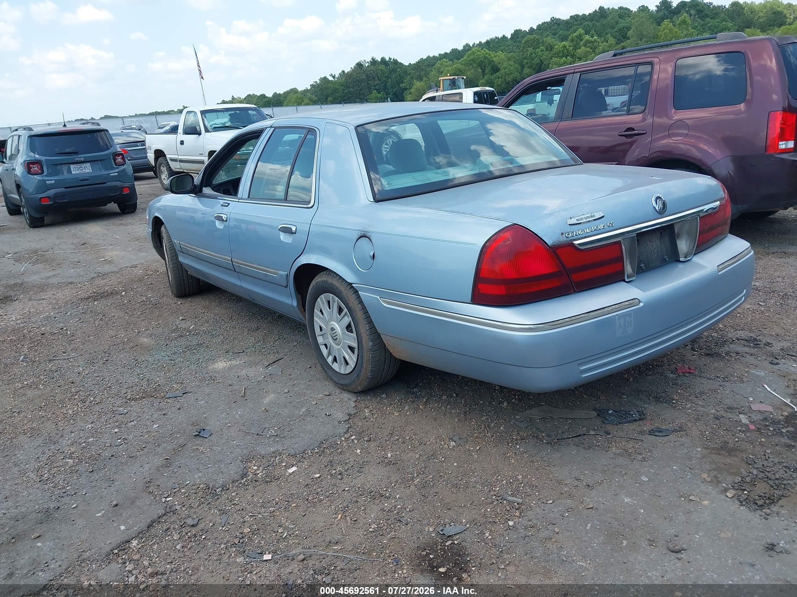 2004 Mercury Grand Marquis Gs Синий vin: 2MEFM74W94X641028