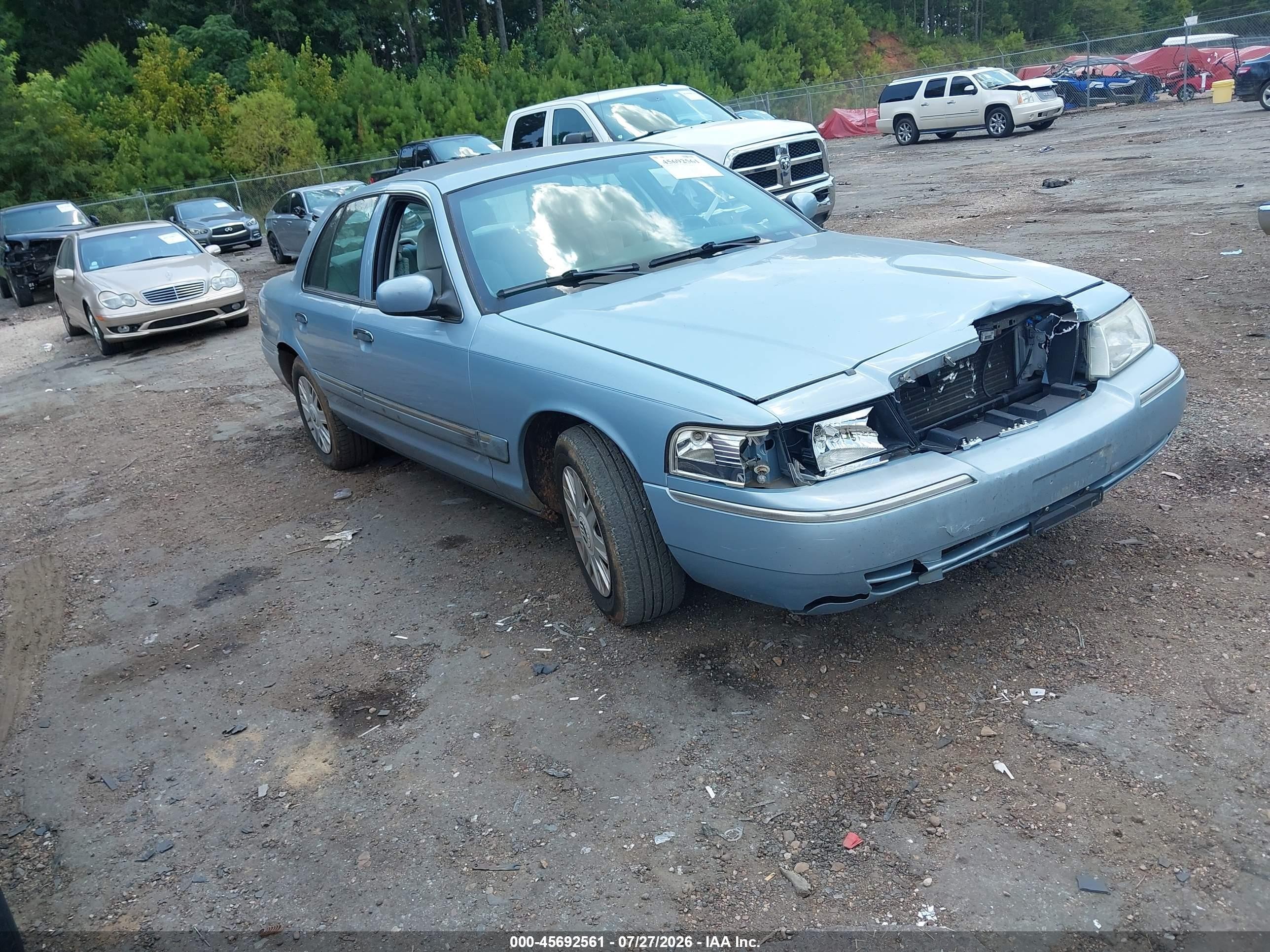 2004 Mercury Grand Marquis Gs Синий vin: 2MEFM74W94X641028