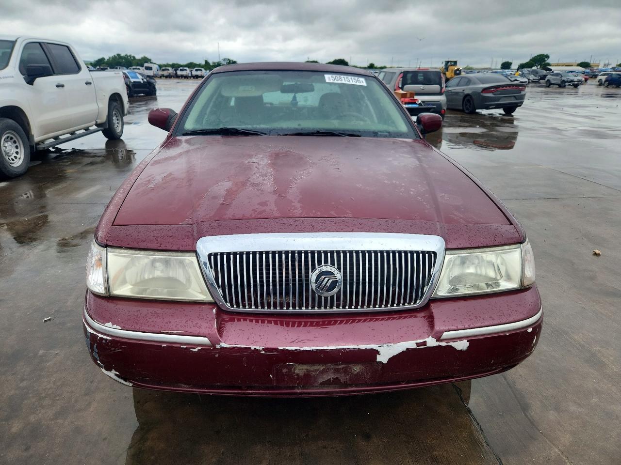 2005 Mercury Grand Marquis Gs Burgundy vin: 2MEFM74W95X607088