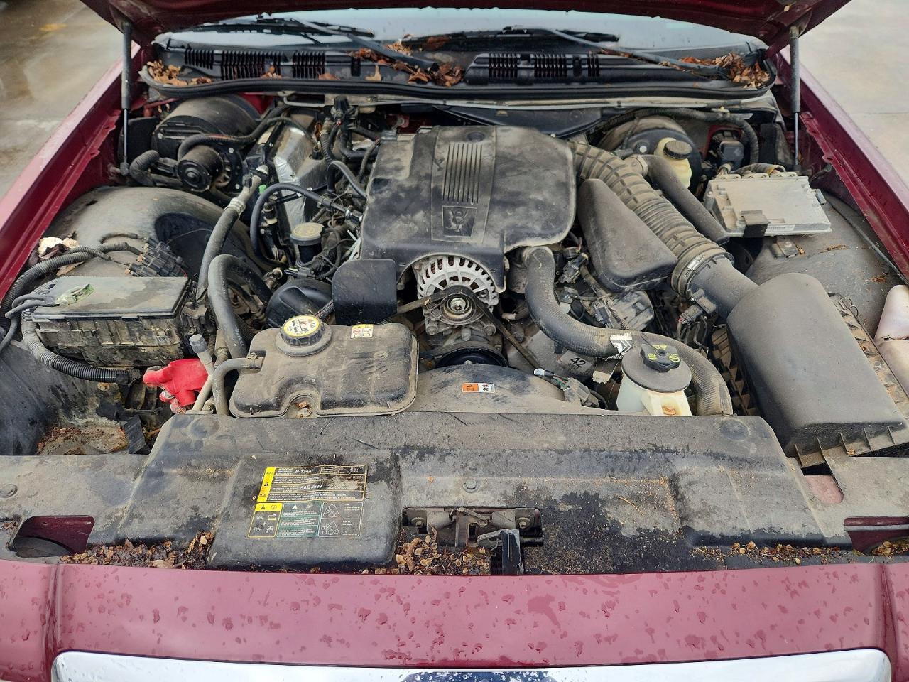 2005 Mercury Grand Marquis Gs Burgundy vin: 2MEFM74W95X607088
