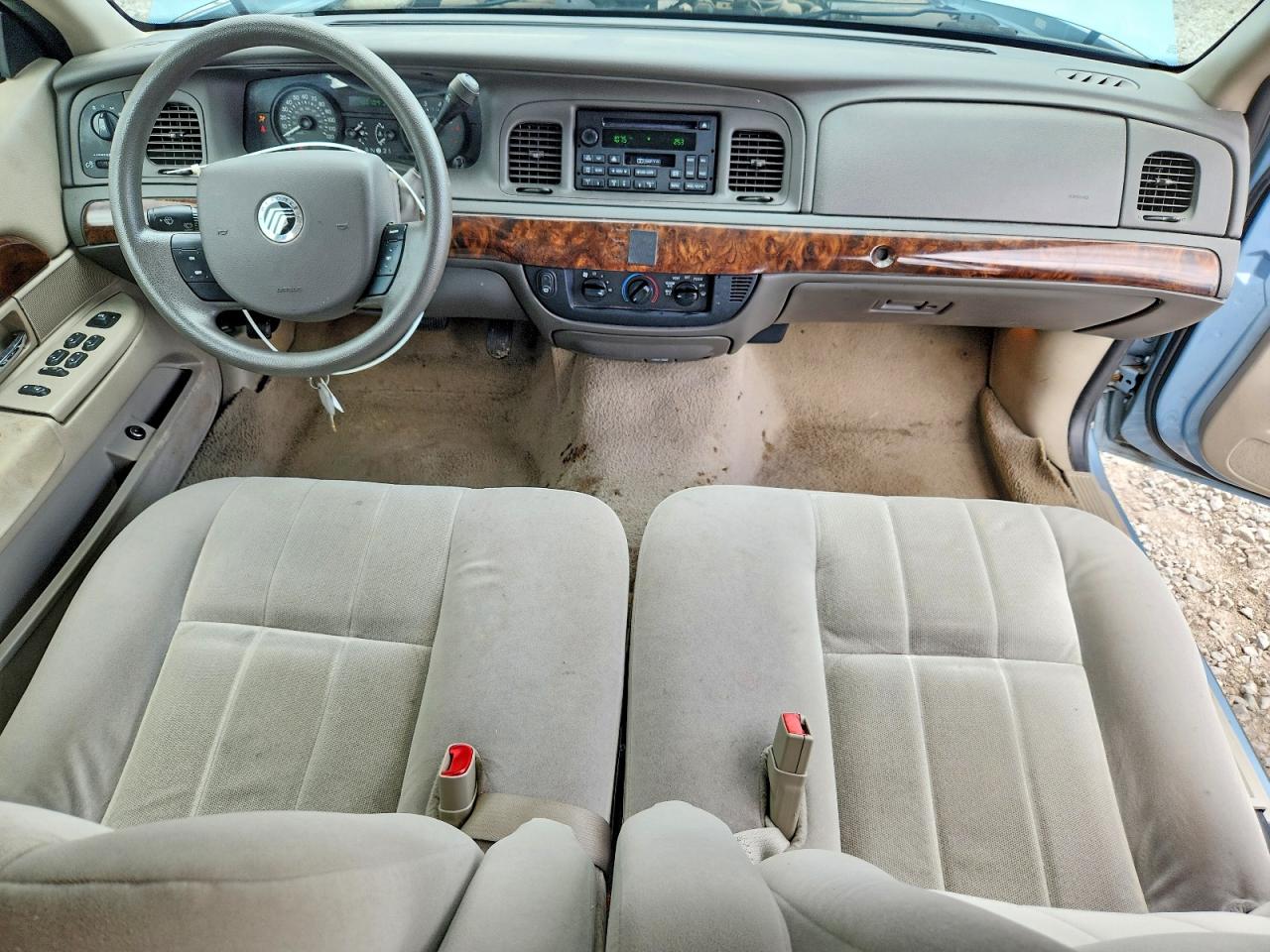 2006 Mercury Grand Marquis Gs Turquoise vin: 2MEFM74W96X600658
