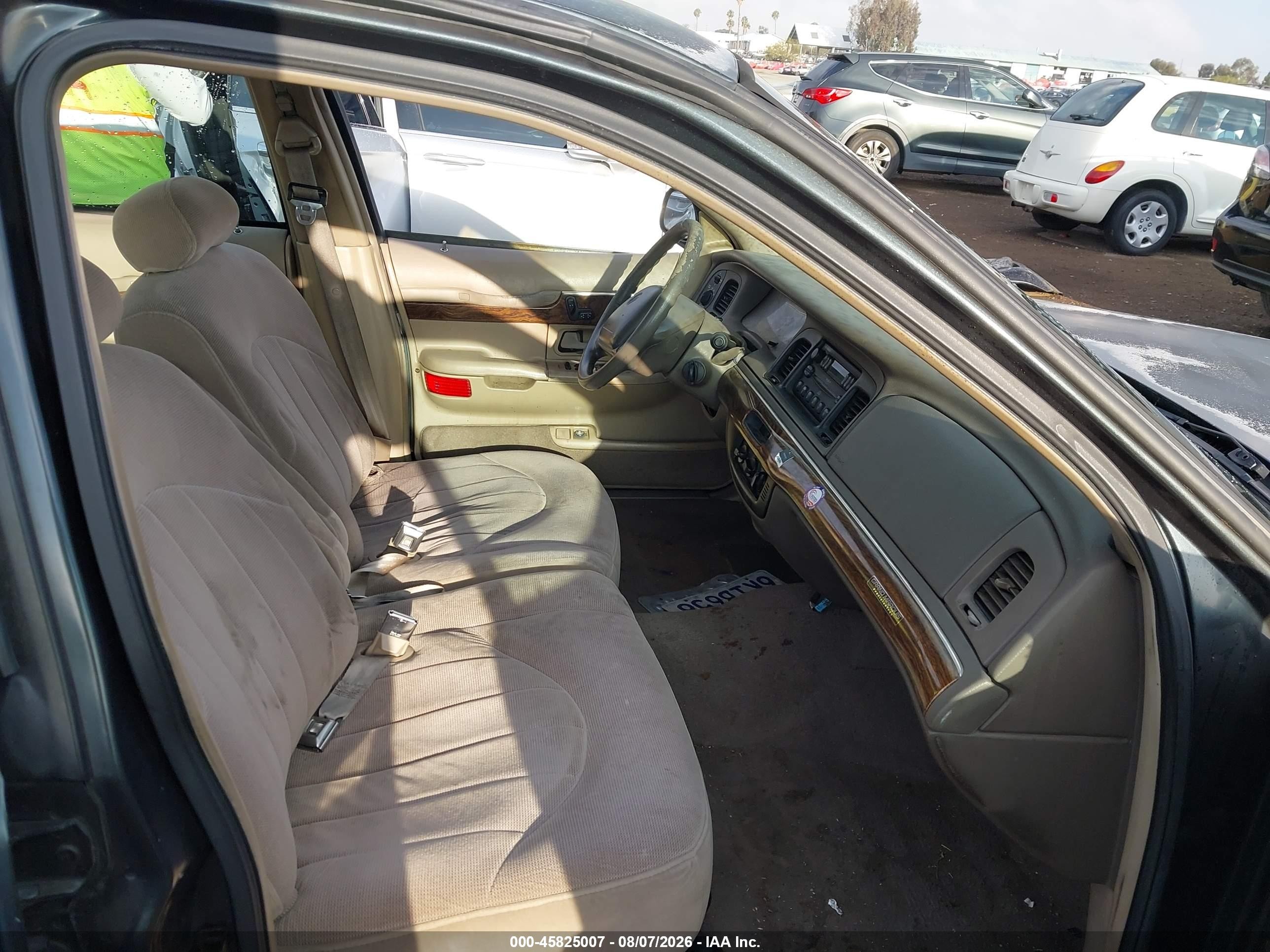 1999 Mercury Grand Marquis Gs Green vin: 2MEFM74W9XX664748