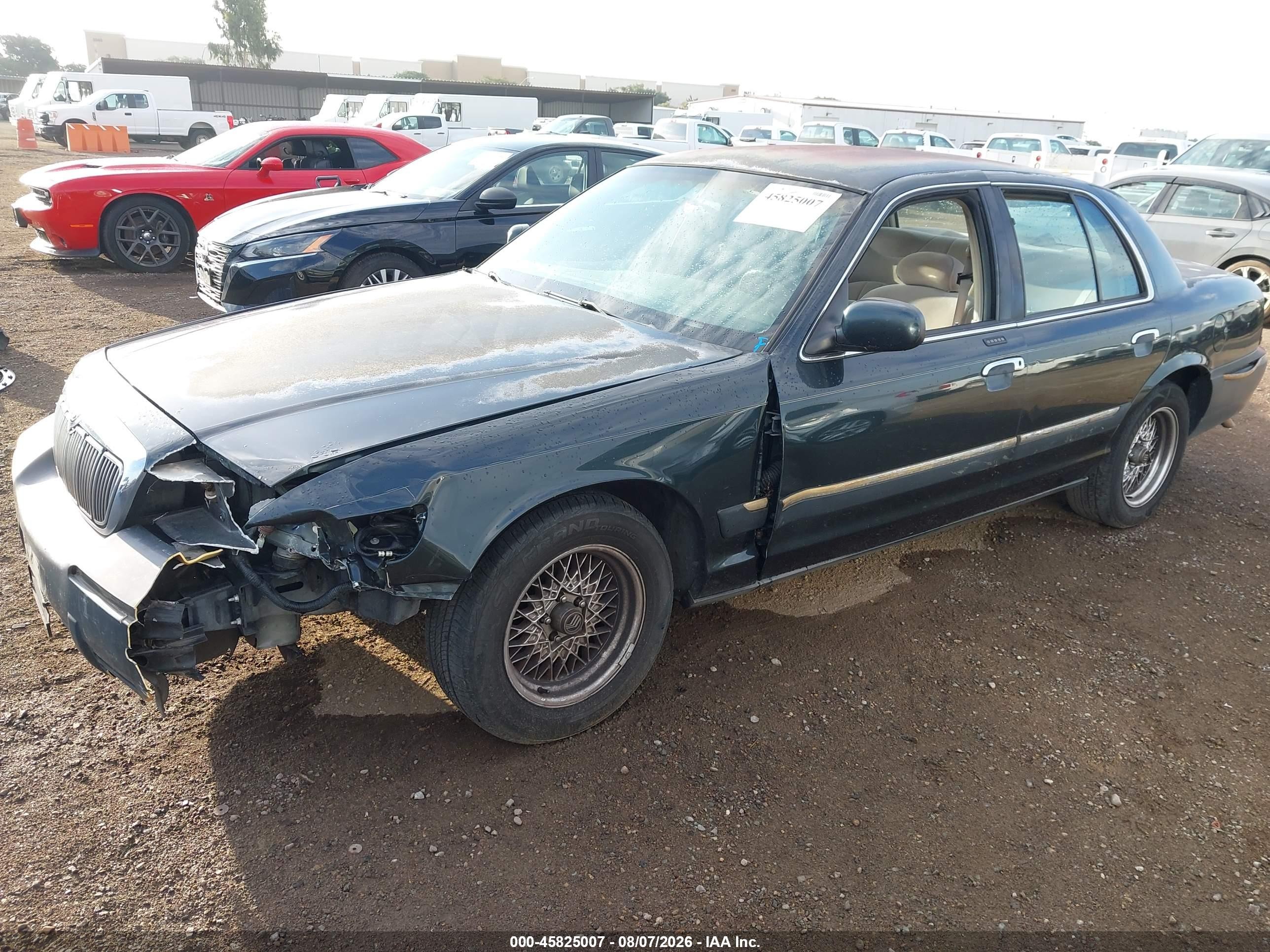 1999 Mercury Grand Marquis Gs Green vin: 2MEFM74W9XX664748
