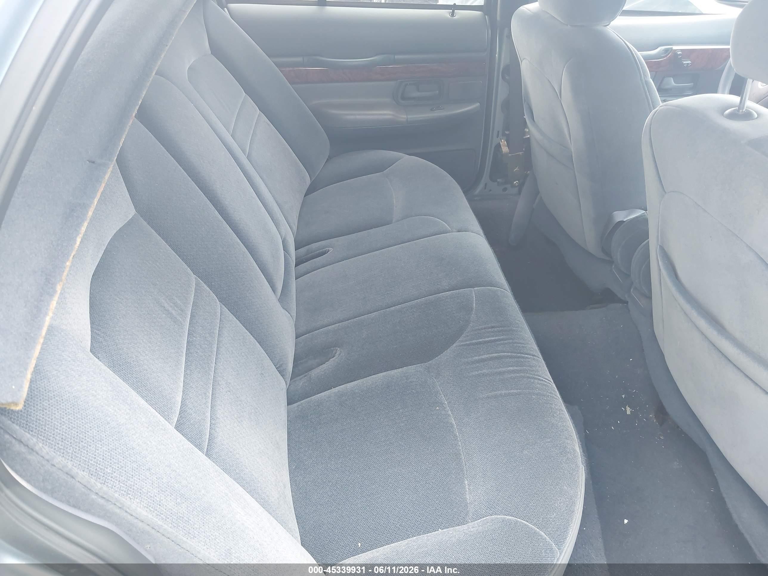 2001 Mercury Grand Marquis Gs Light Blue vin: 2MEFM74WX1X648694