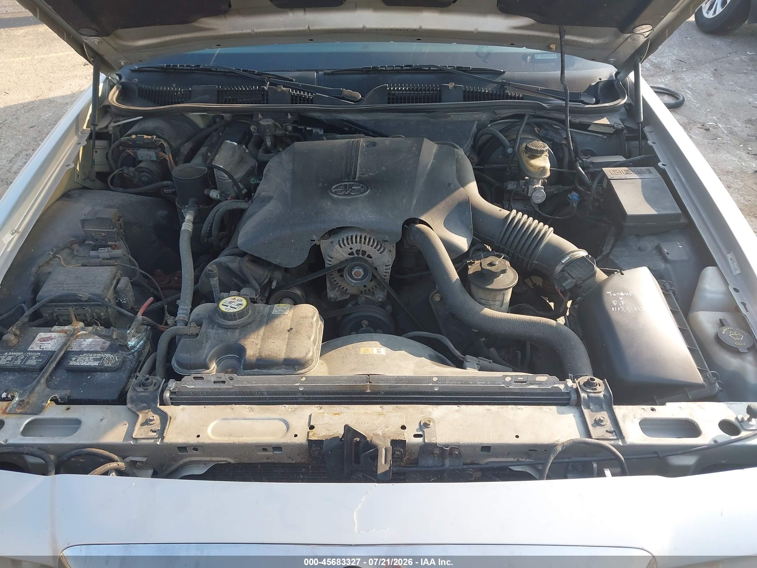 2001 Mercury Grand Marquis Gs Gray vin: 2MEFM74WX1X660067