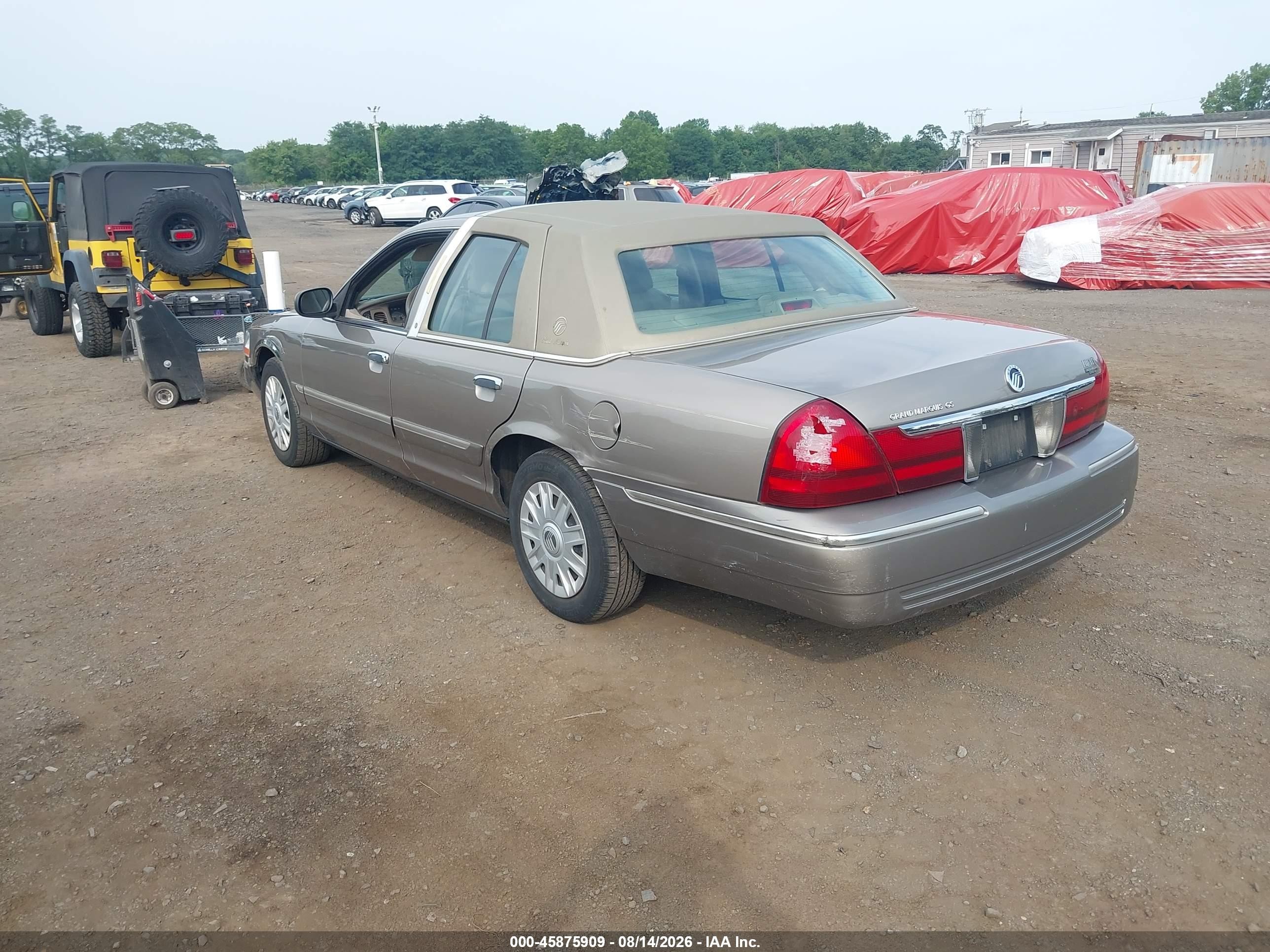 2004 Mercury Grand Marquis Gs Gray vin: 2MEFM74WX4X644228