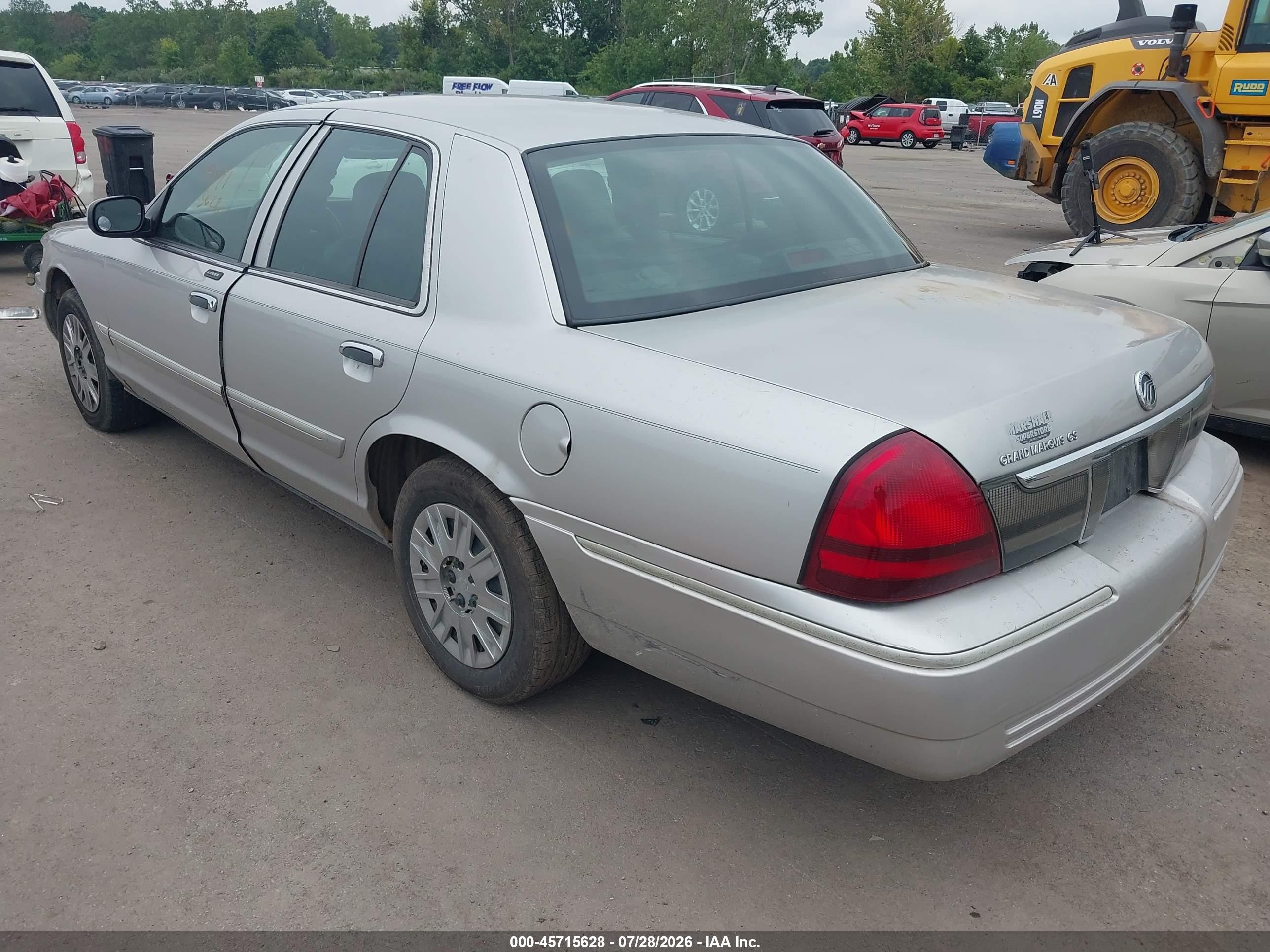 2006 Mercury Grand Marquis Gs Gray vin: 2MEFM74WX6X613029