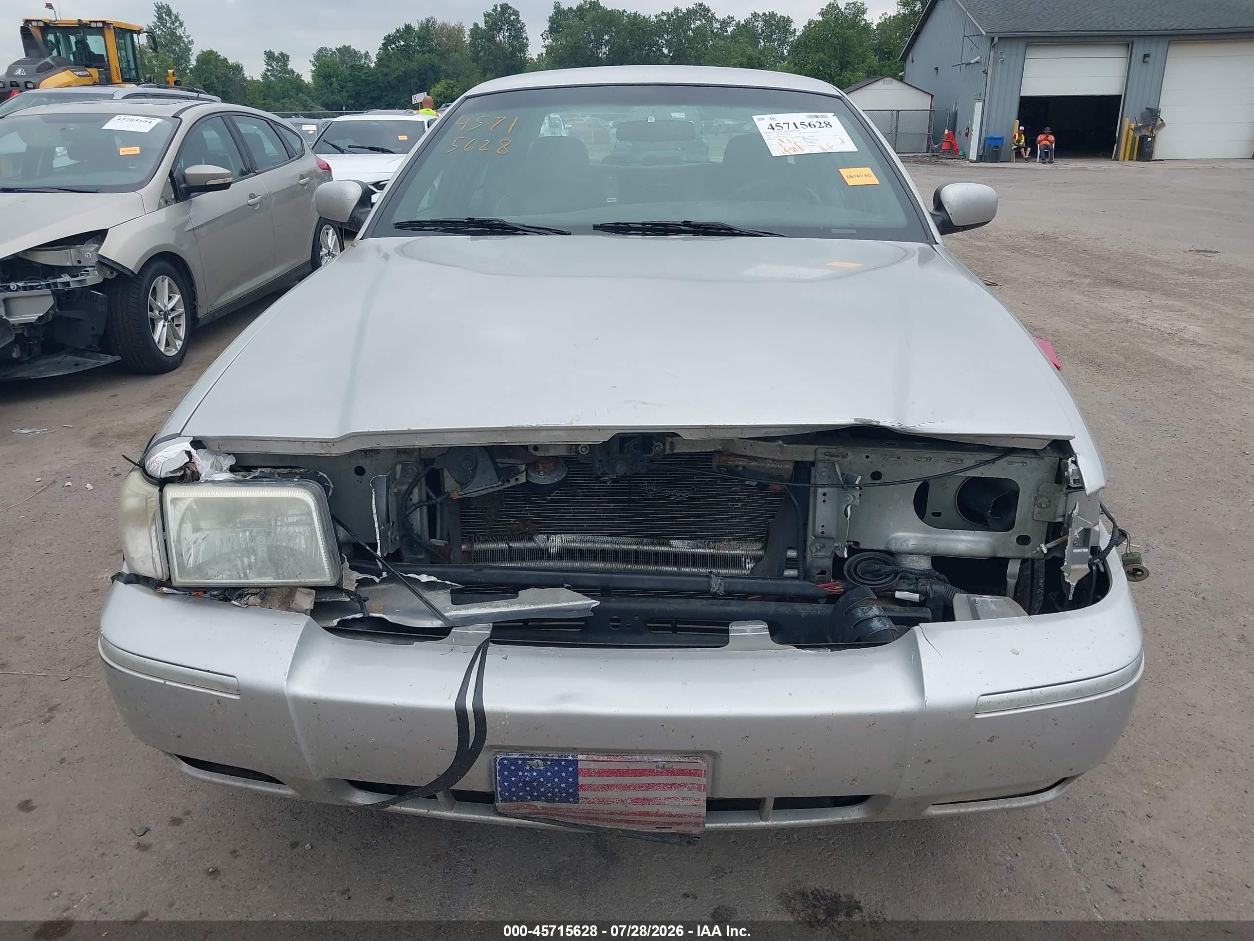 2006 Mercury Grand Marquis Gs Gray vin: 2MEFM74WX6X613029