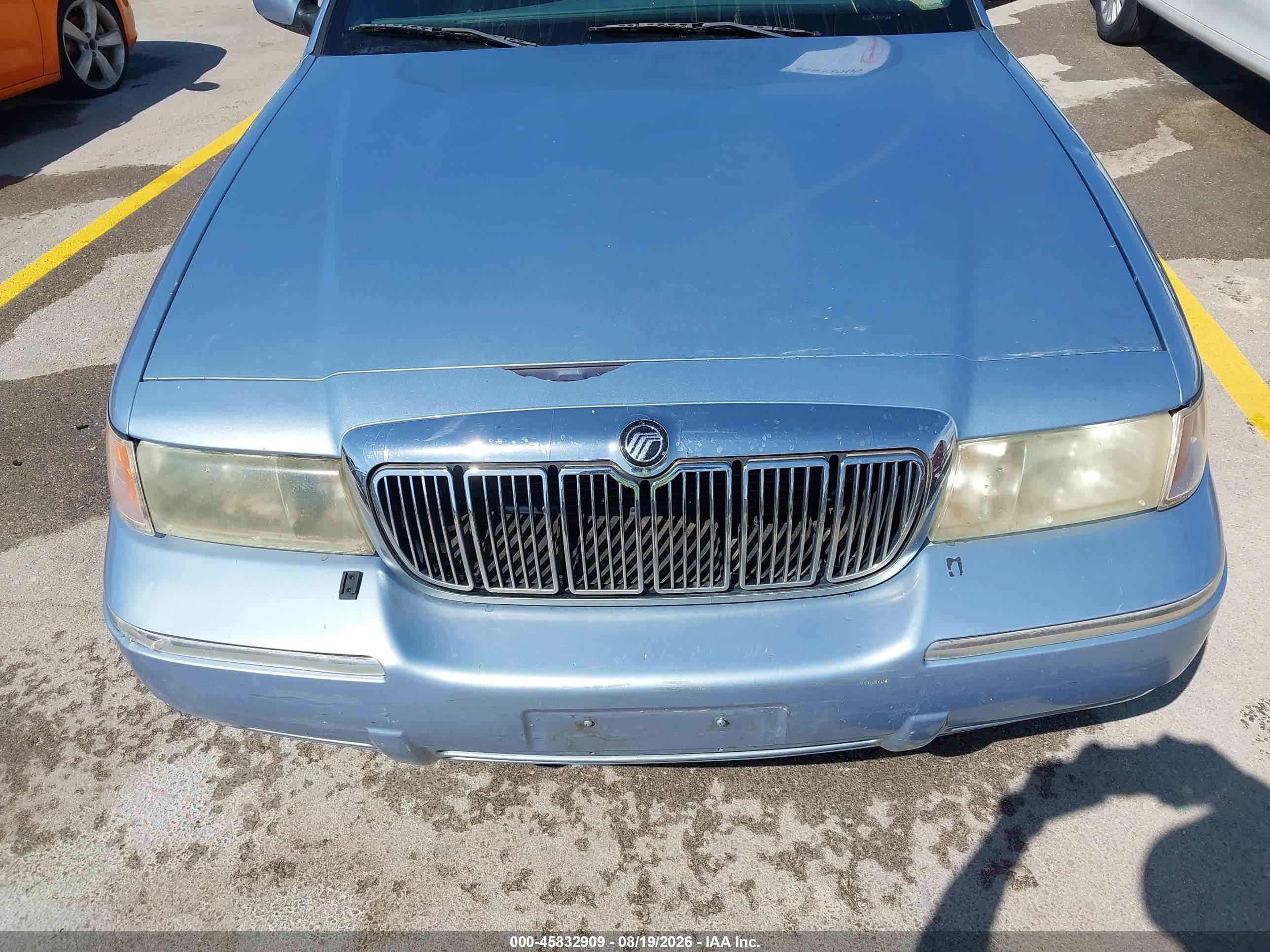 1998 Mercury Grand Marquis   Light Blue vin: 2MEFM74WXWX633376