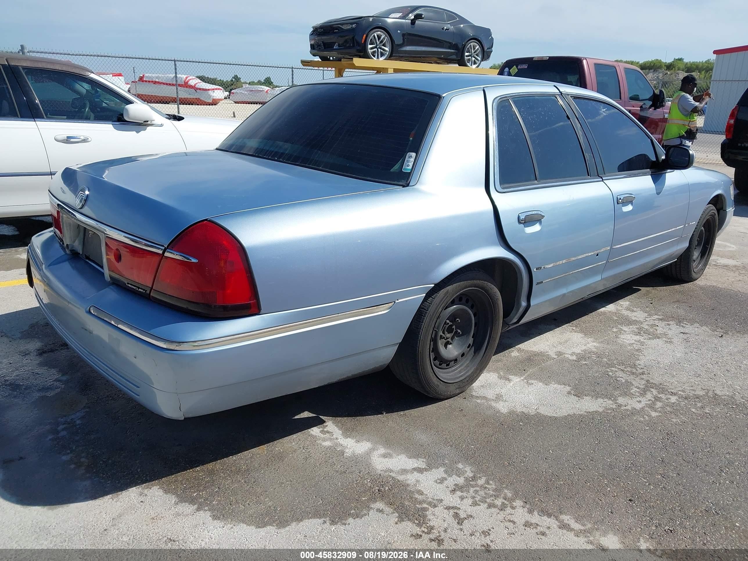 1998 Mercury Grand Marquis   Light Blue vin: 2MEFM74WXWX633376