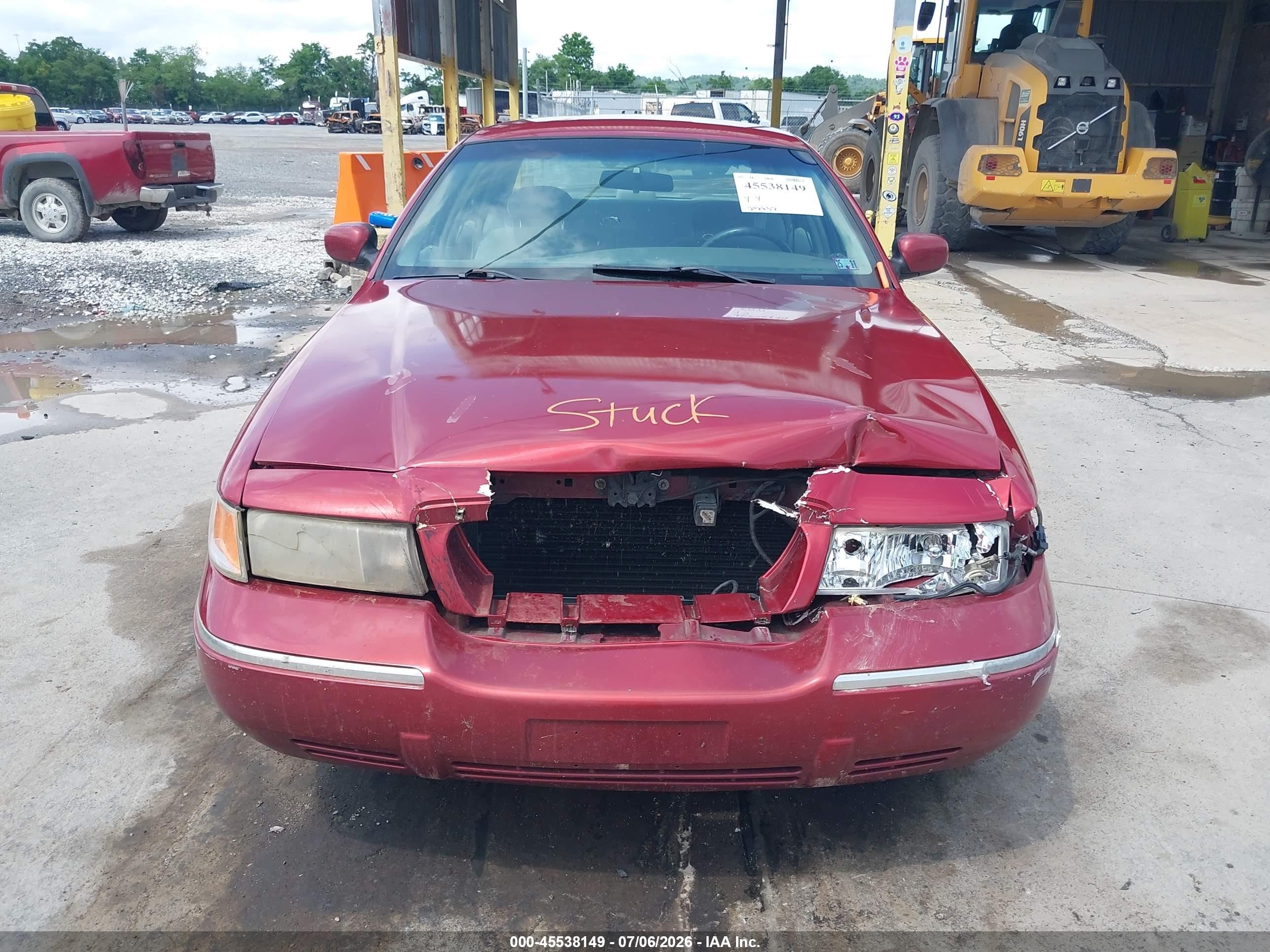 1998 Mercury Grand Marquis   Red vin: 2MEFM74WXWX664112
