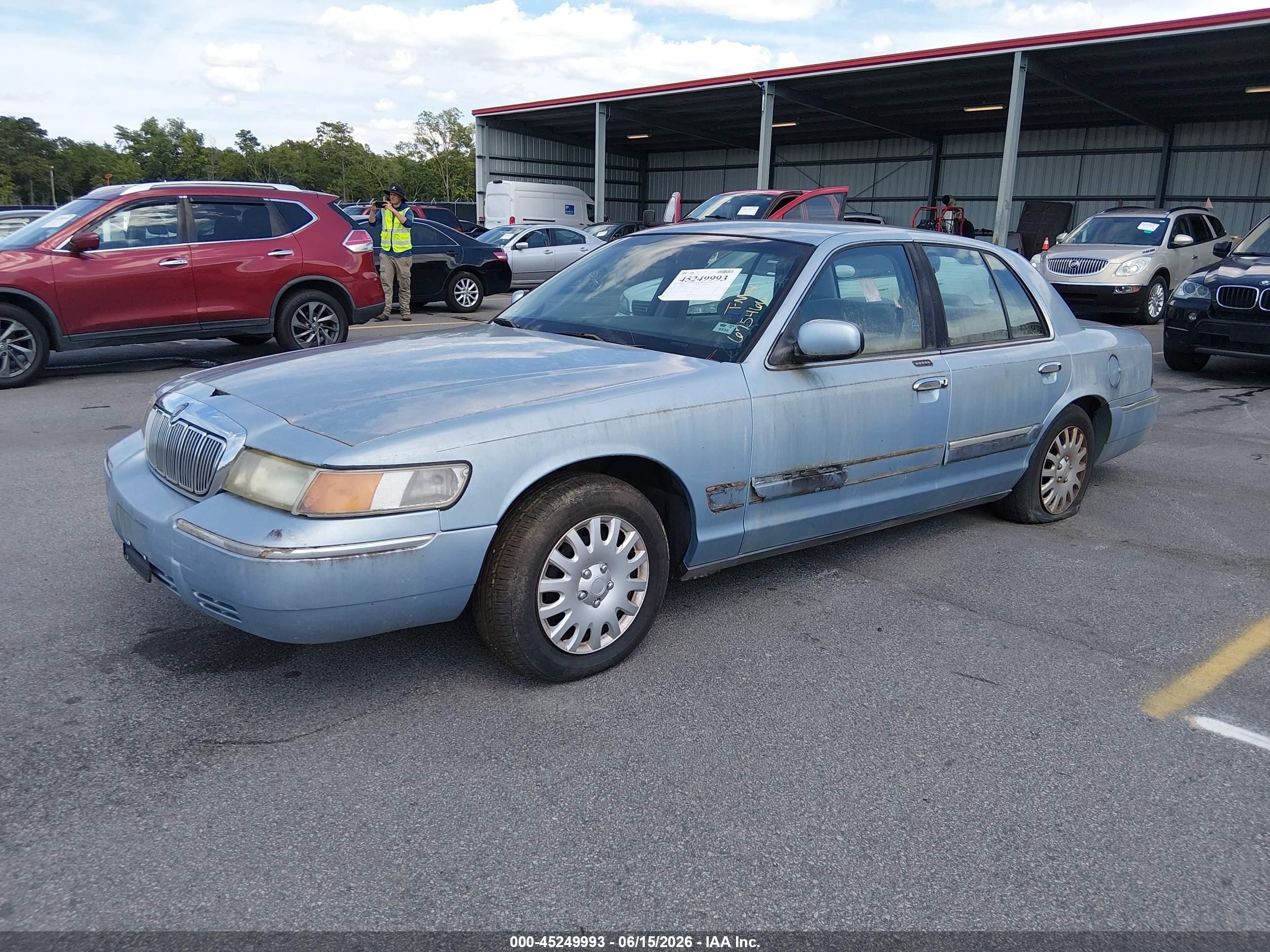 1999 Mercury Grand Marquis Gs Light Blue vin: 2MEFM74WXXX675466