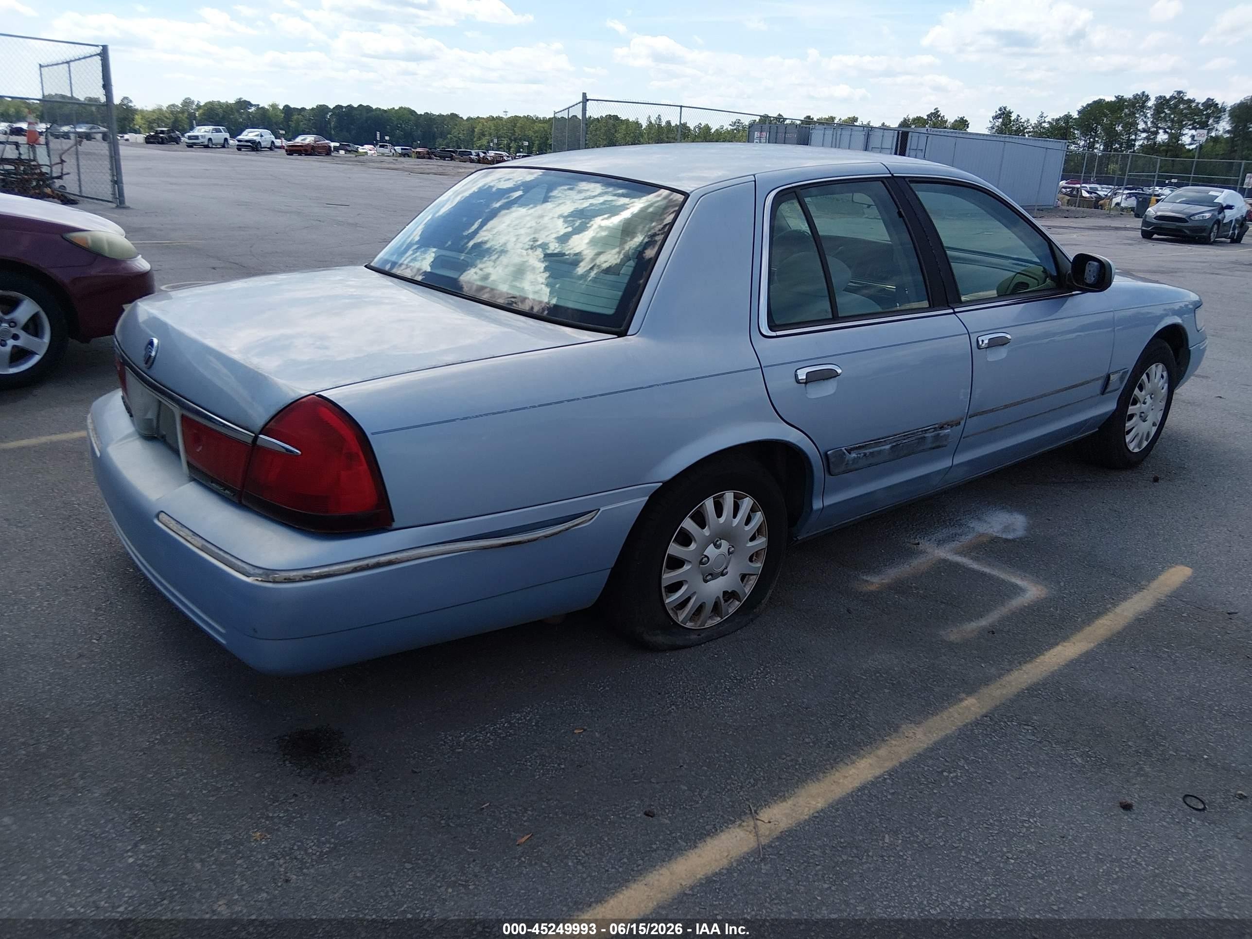 1999 Mercury Grand Marquis Gs Light Blue vin: 2MEFM74WXXX675466