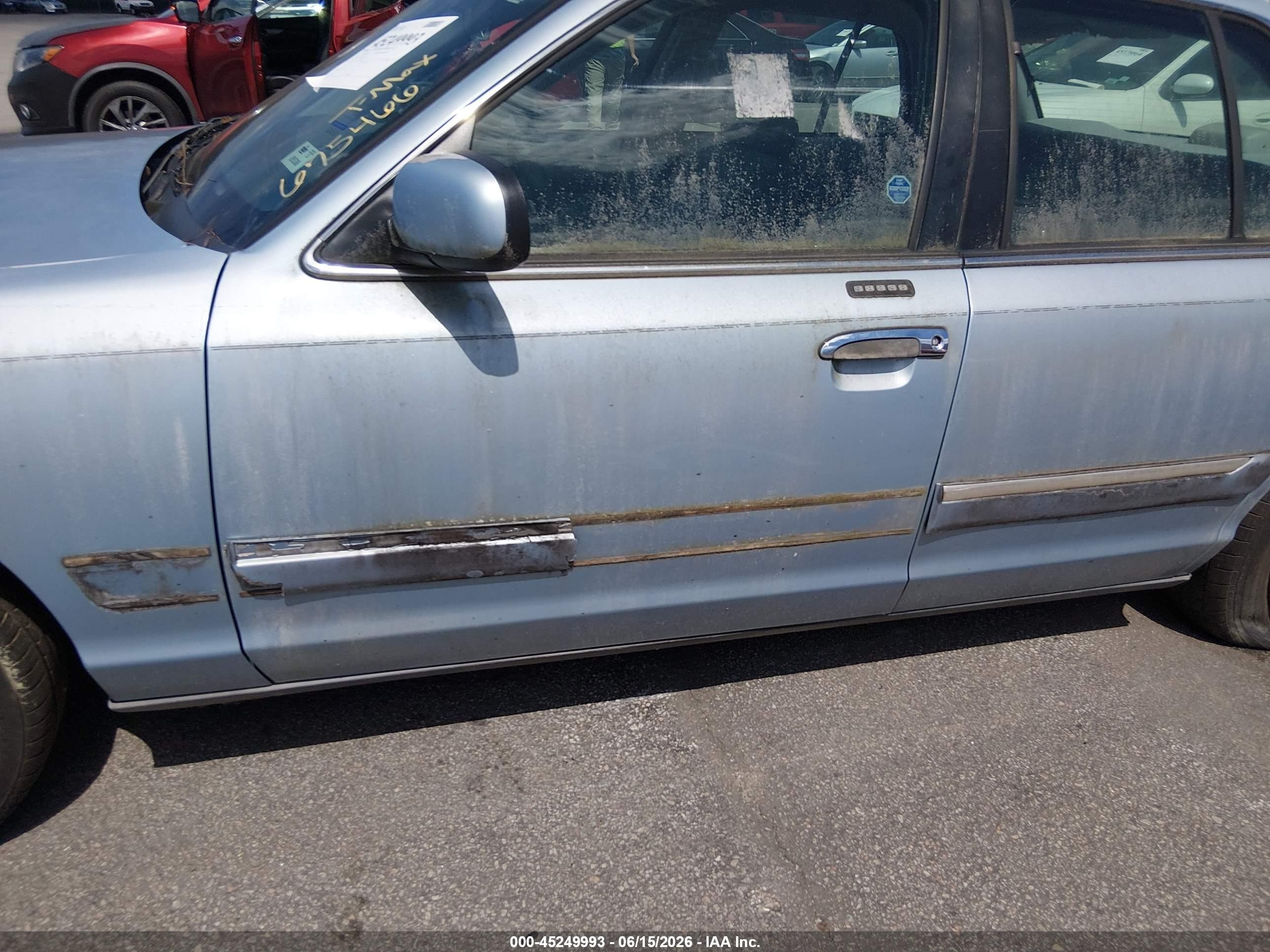 1999 Mercury Grand Marquis Gs Light Blue vin: 2MEFM74WXXX675466