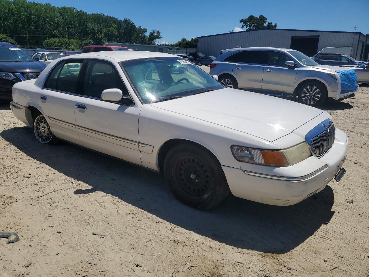 2000 Mercury Grand Marquis Gs White vin: 2MEFM74WXYX642596