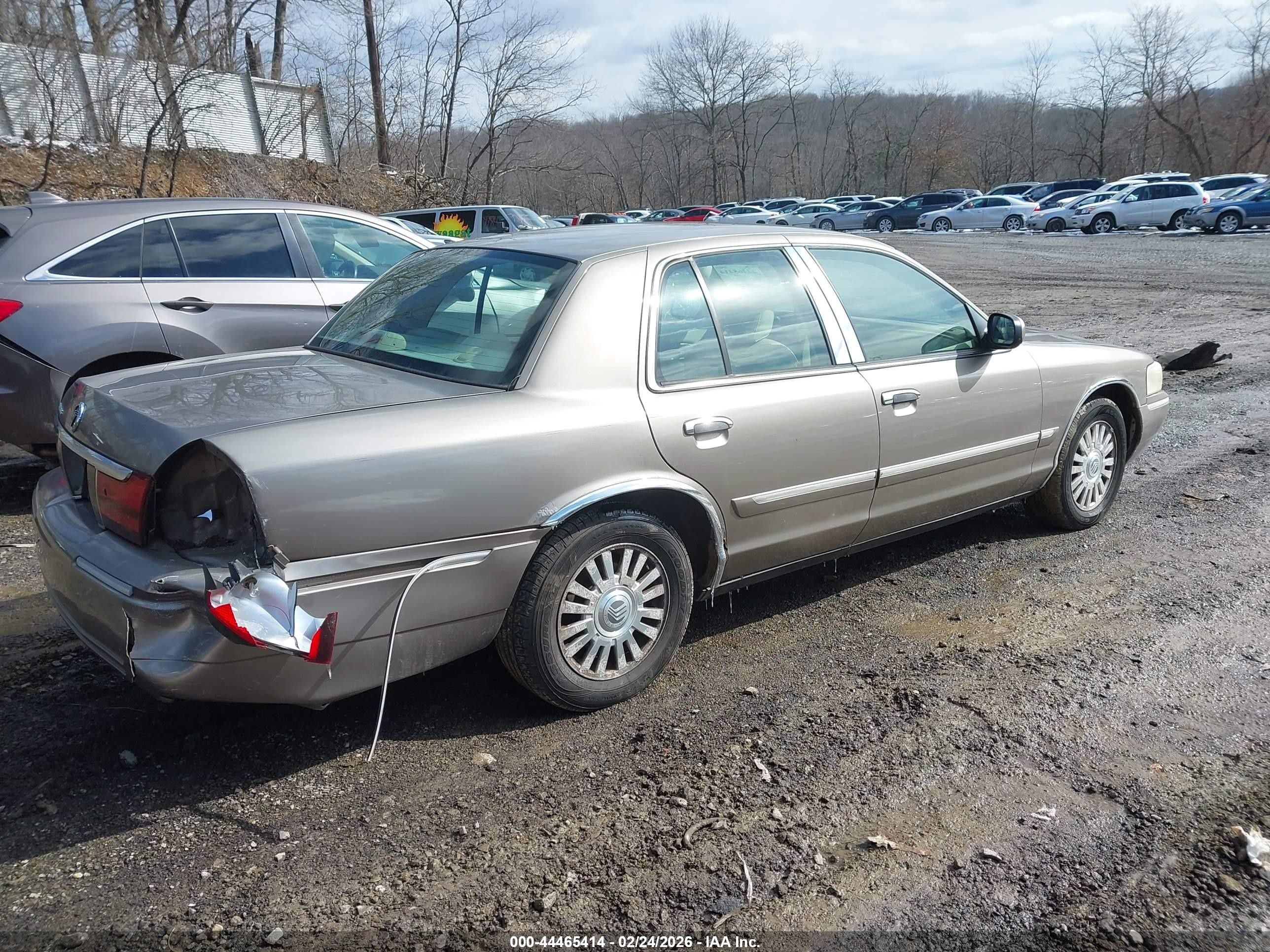 2006 Mercury Grand Marquis Ls Beige vin: 2MEFM75V06X640228