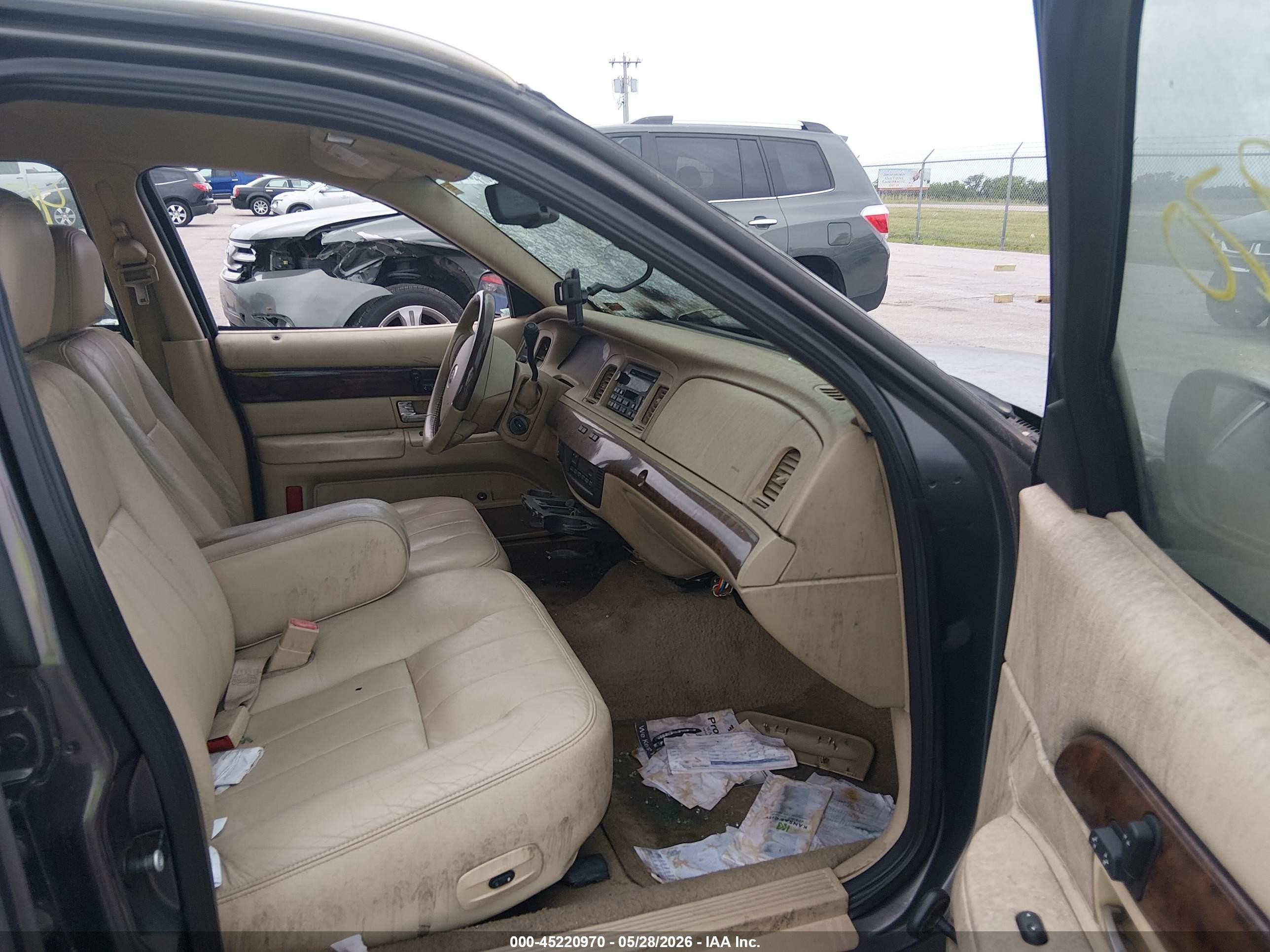 2007 Mercury Grand Marquis Ls Gray vin: 2MEFM75V07X611443