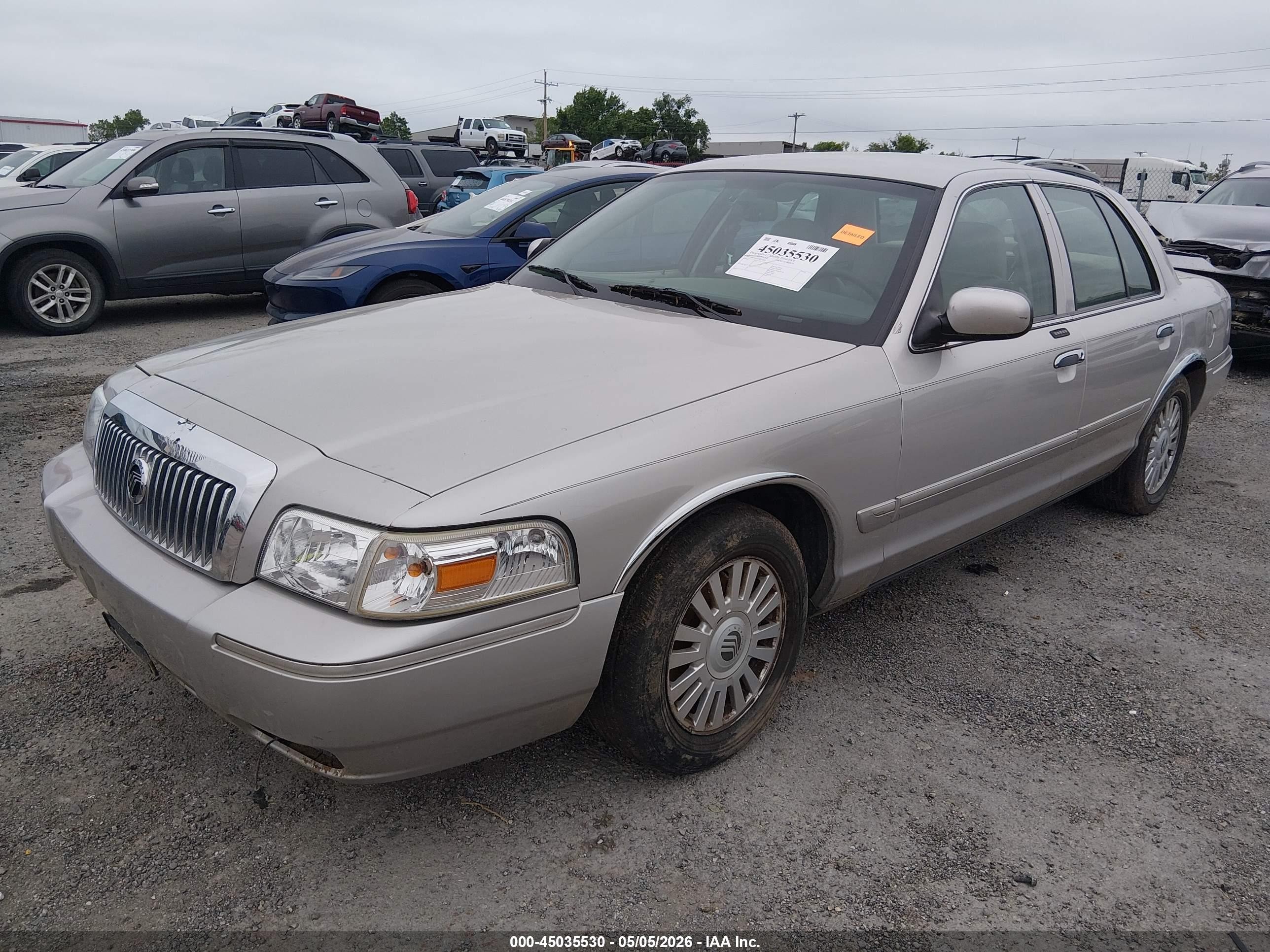 2007 Mercury Grand Marquis Ls Silver vin: 2MEFM75V07X642224