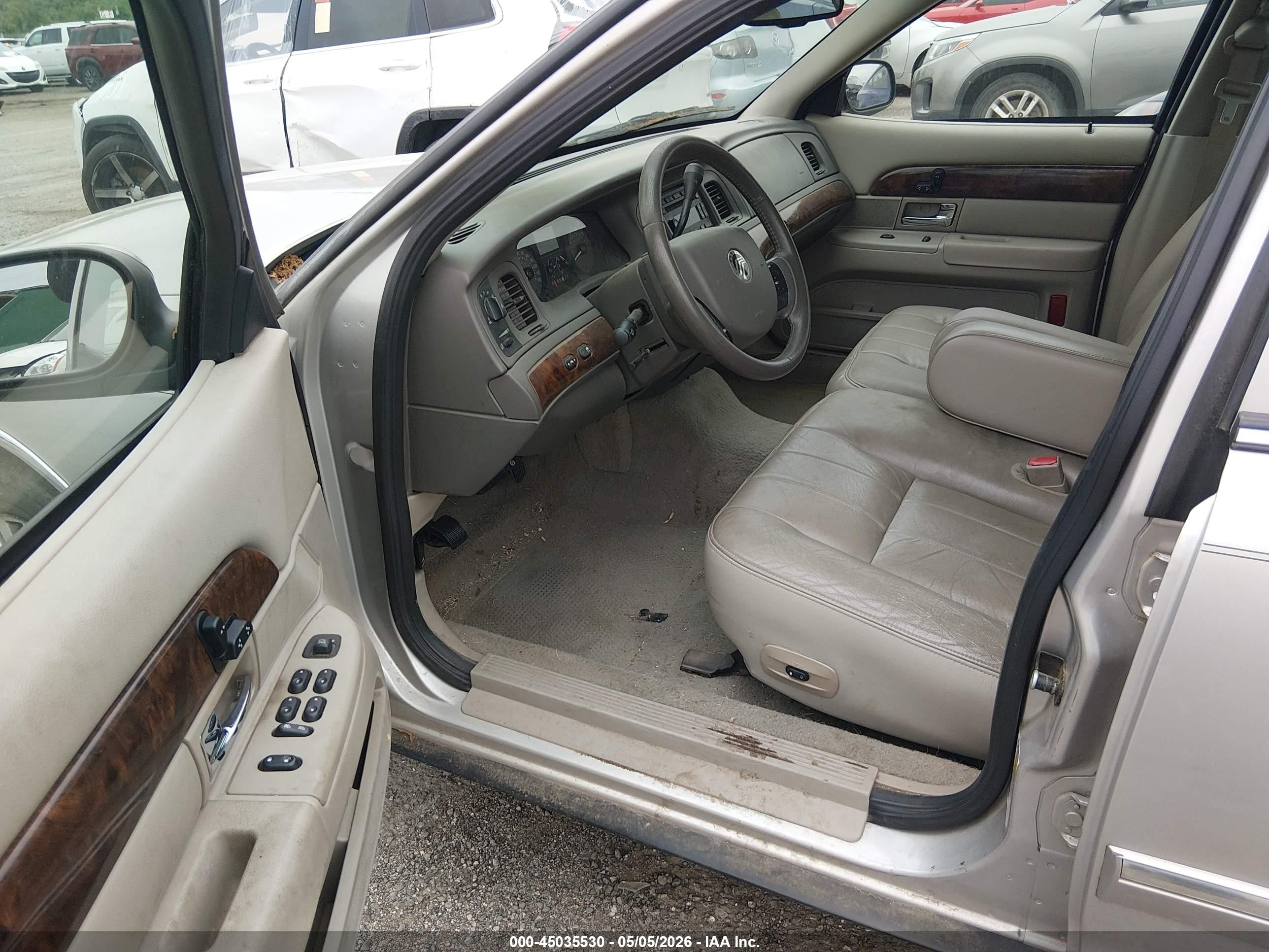 2007 Mercury Grand Marquis Ls Silver vin: 2MEFM75V07X642224