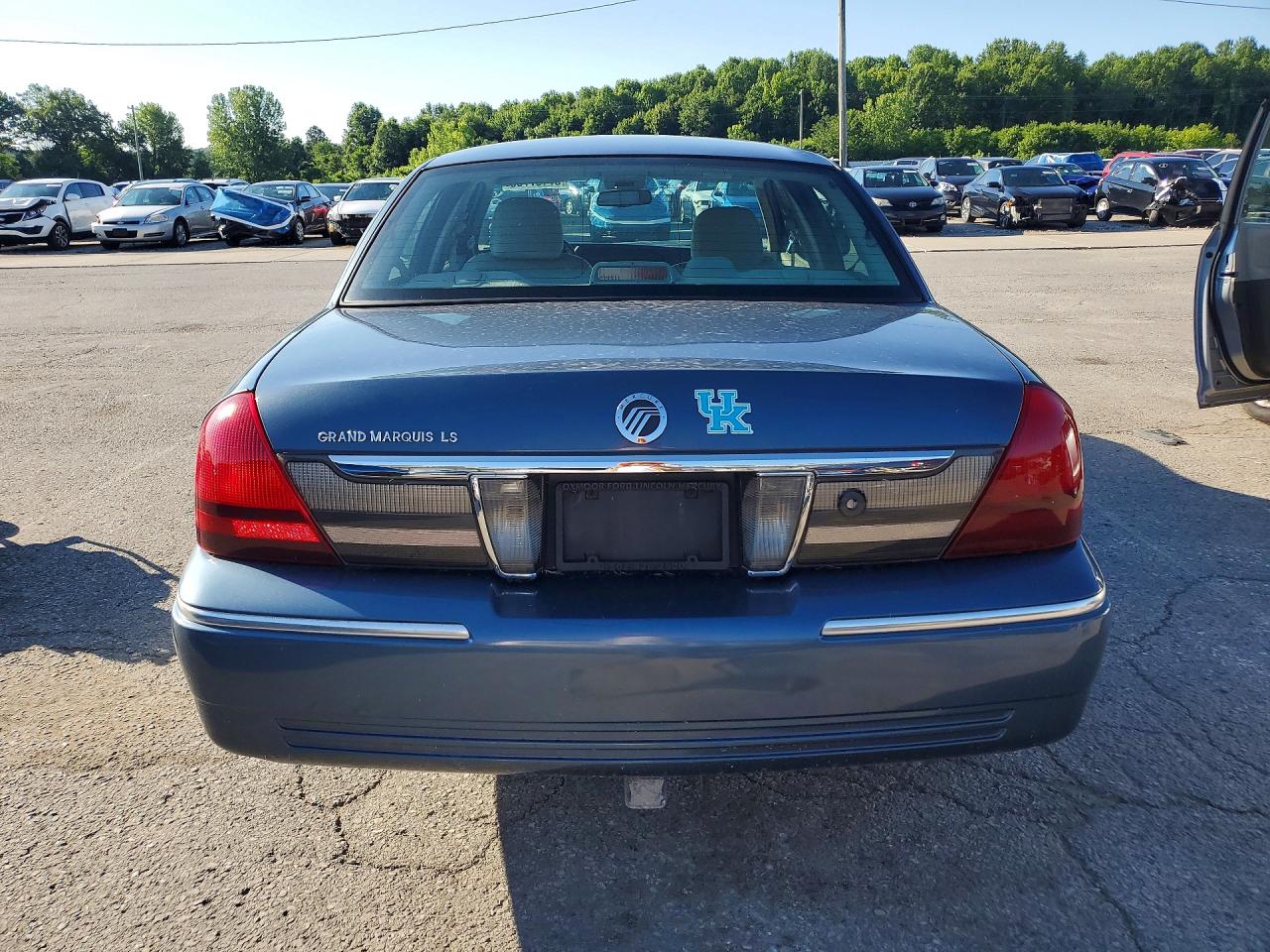 2007 Mercury Grand Marquis Ls Синий vin: 2MEFM75V07X643115
