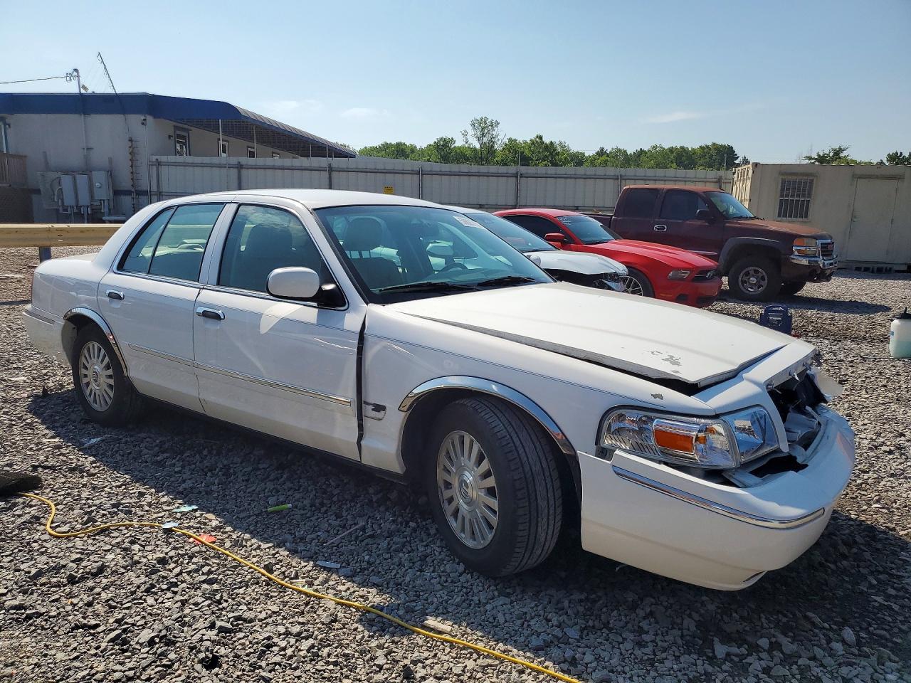 2006 Mercury Grand Marquis Ls White vin: 2MEFM75V16X641663