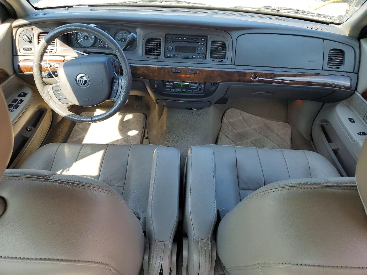 2006 Mercury Grand Marquis Ls White vin: 2MEFM75V16X641663