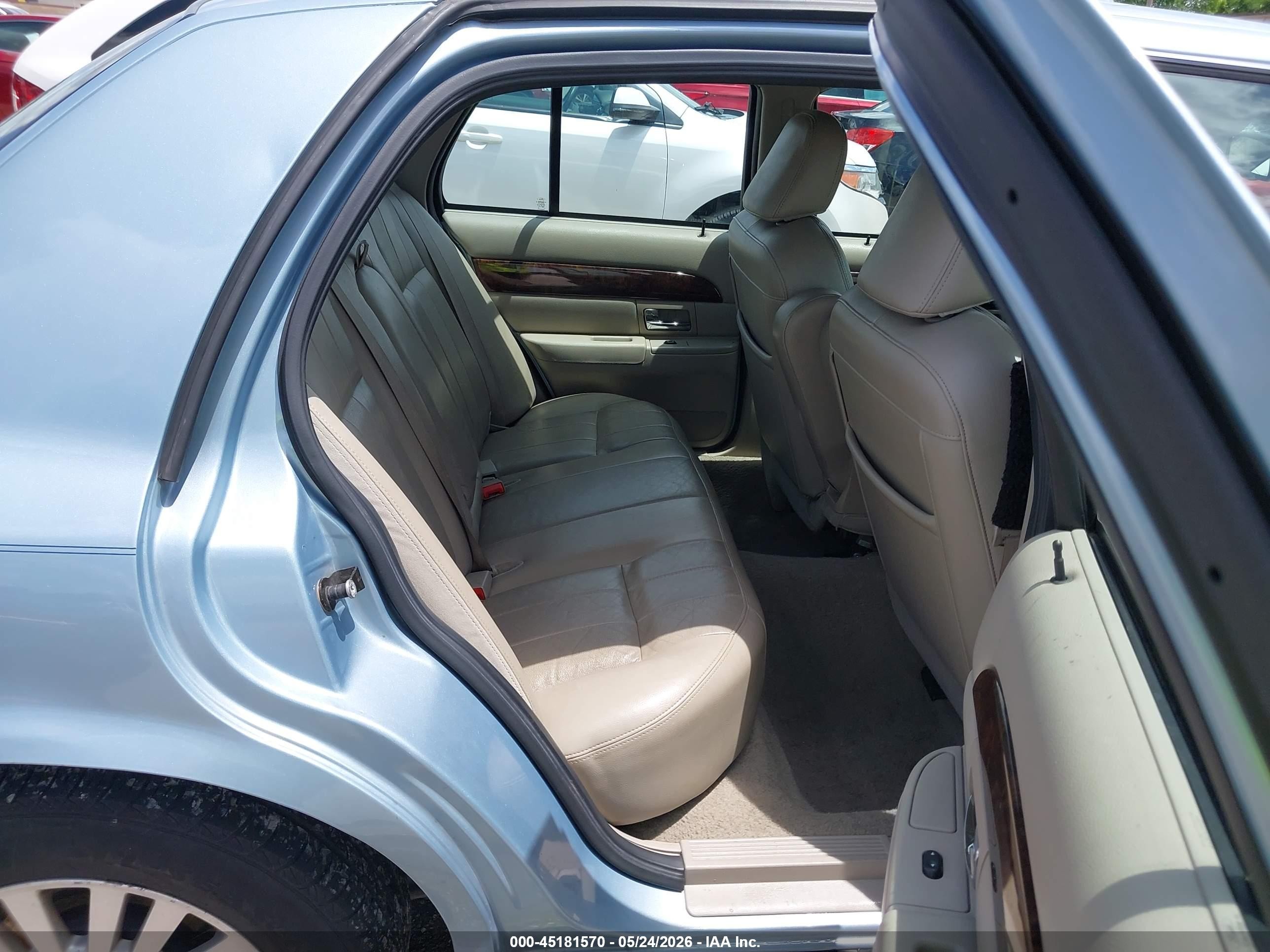 2007 Mercury Grand Marquis Ls Blue vin: 2MEFM75V17X601021
