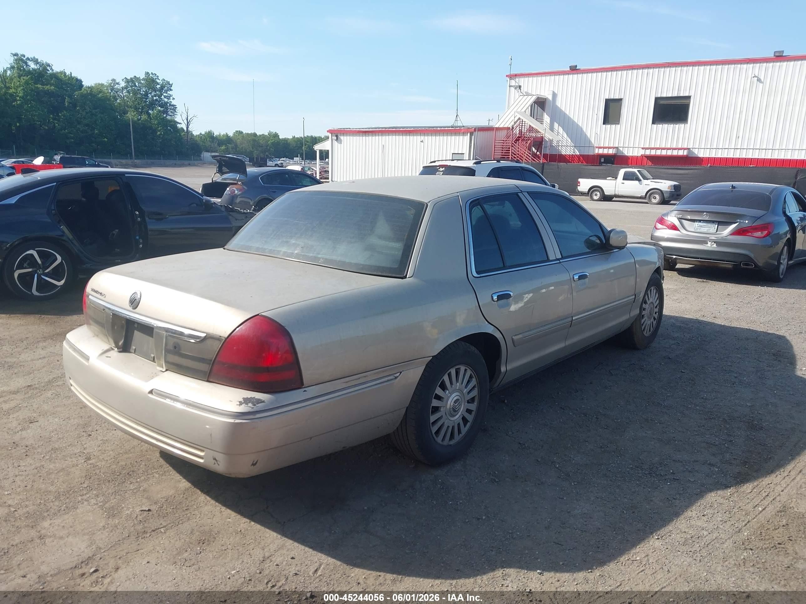 2007 Mercury Grand Marquis Ls Gray vin: 2MEFM75V17X625044