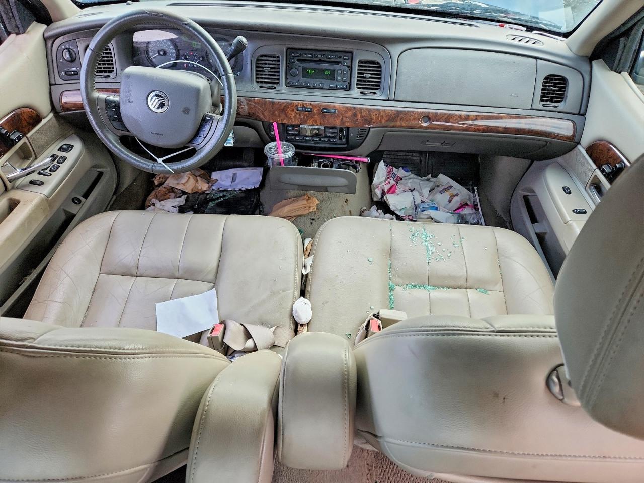 2007 Mercury Grand Marquis Ls Blue vin: 2MEFM75V17X640658