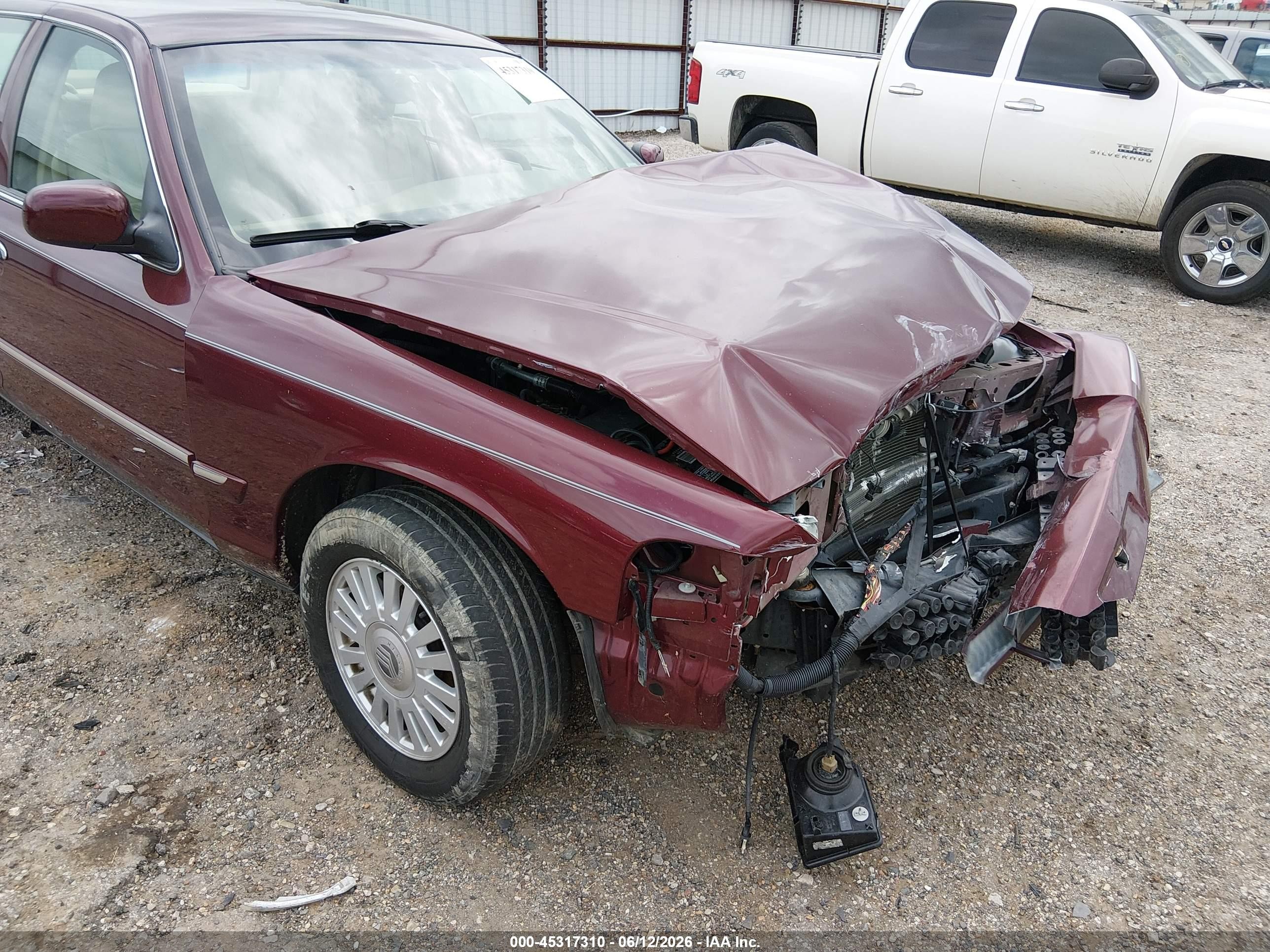 2008 Mercury Grand Marquis Ls Maroon vin: 2MEFM75V18X601859