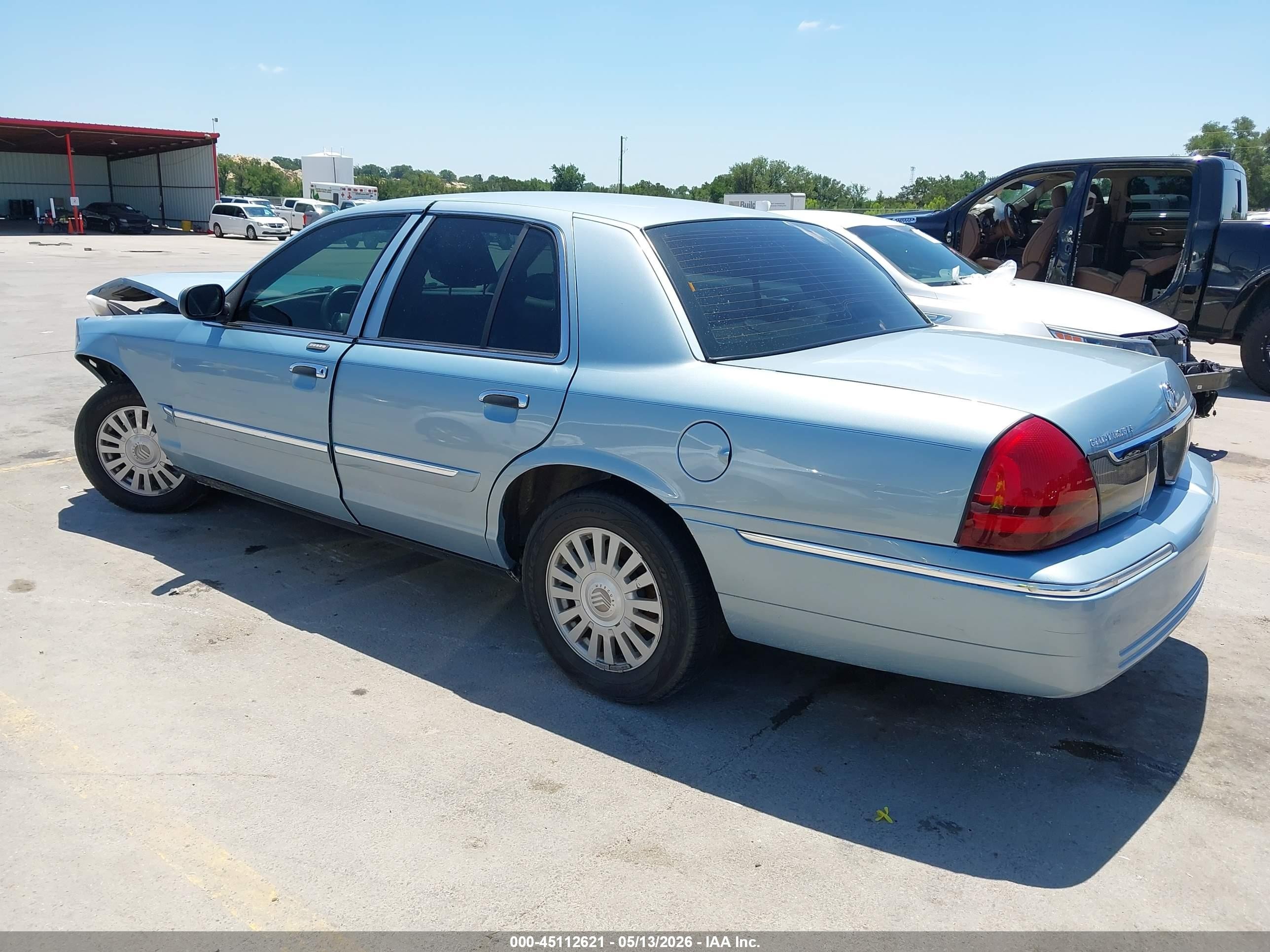 2008 Mercury Grand Marquis Ls Light Blue vin: 2MEFM75V28X600204