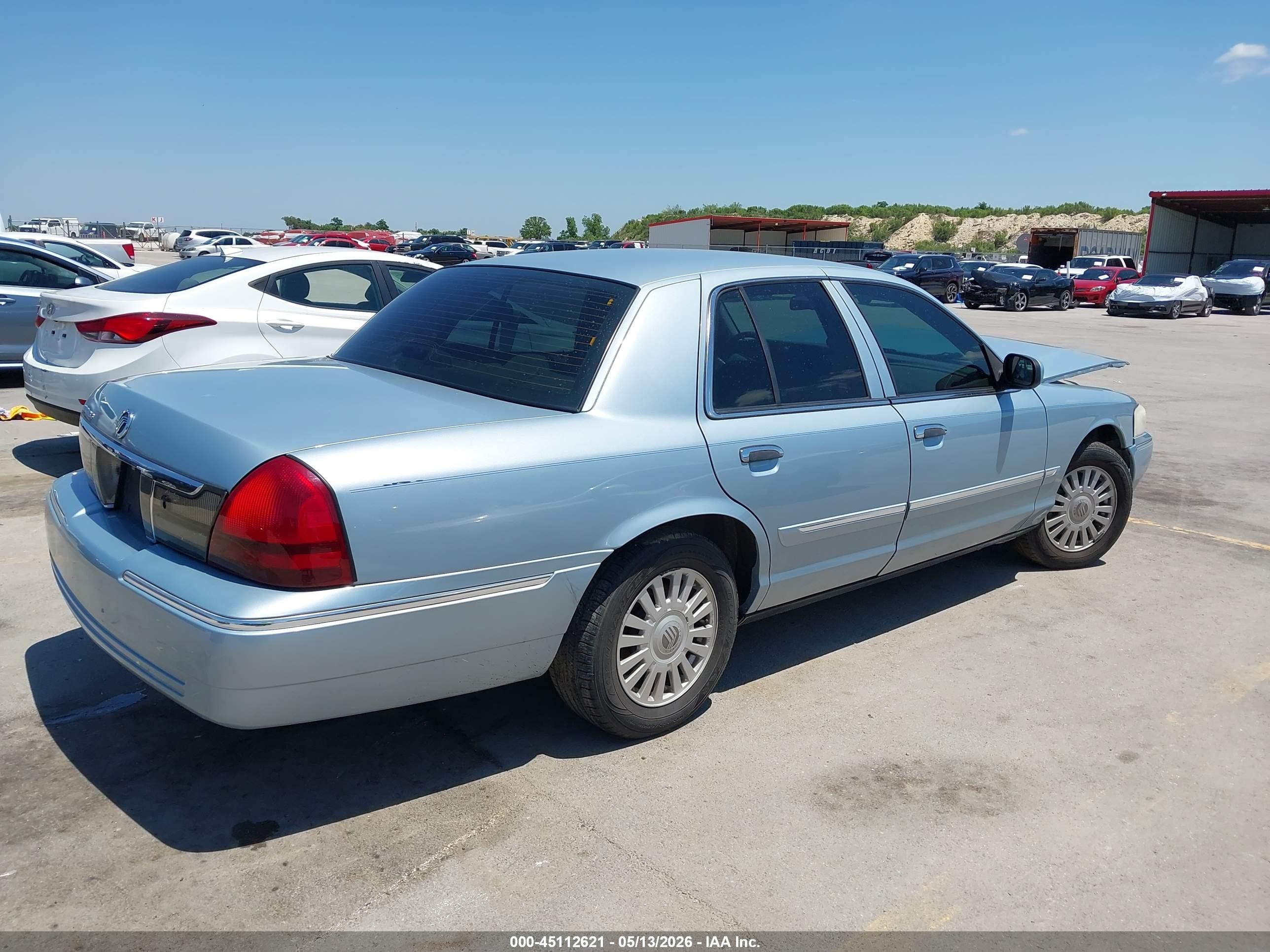 2008 Mercury Grand Marquis Ls Light Blue vin: 2MEFM75V28X600204