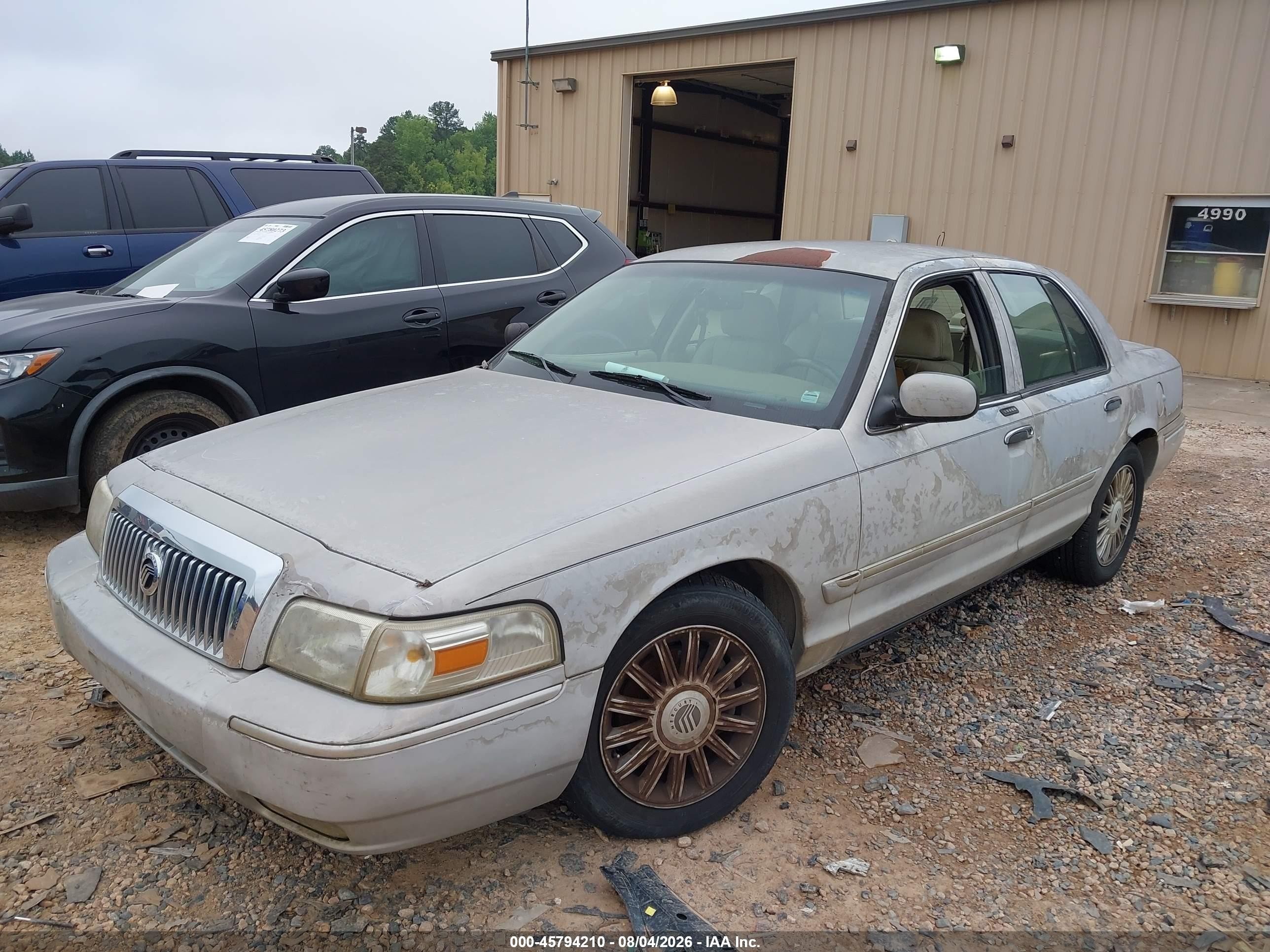 2008 Mercury Grand Marquis Ls Beige vin: 2MEFM75V28X662718