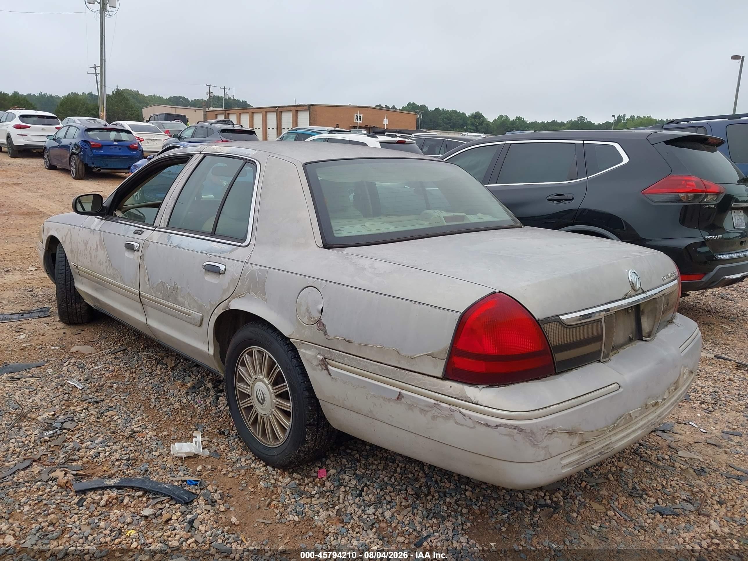 2008 Mercury Grand Marquis Ls Beige vin: 2MEFM75V28X662718